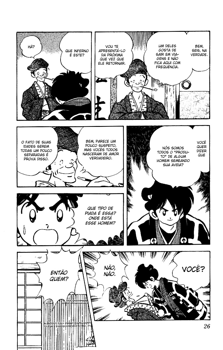 Nijiiro Togarashi Os Irmões da Aldeia Karakuri 第27页