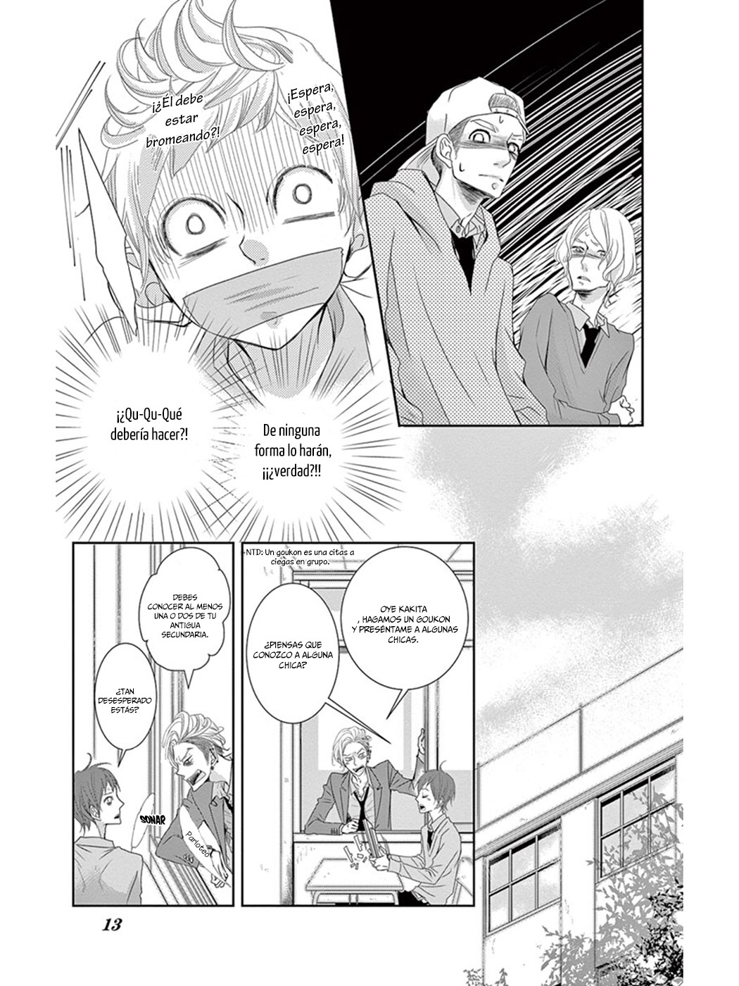 Sarusuberi Danshi Koutou Gakkou!! Vol. 1 Ch. 6 第13页