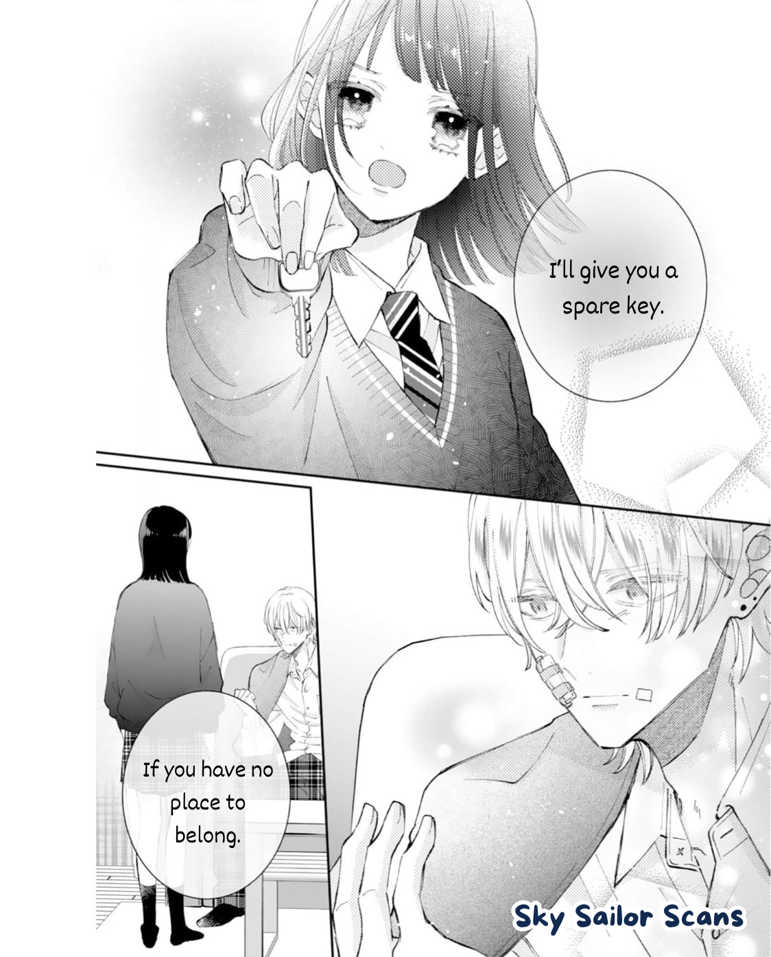 Gozen Zero ji, Furyo o Hiroimashita. A delinquent who becomes attached to a girl who is easily swayed 第32页