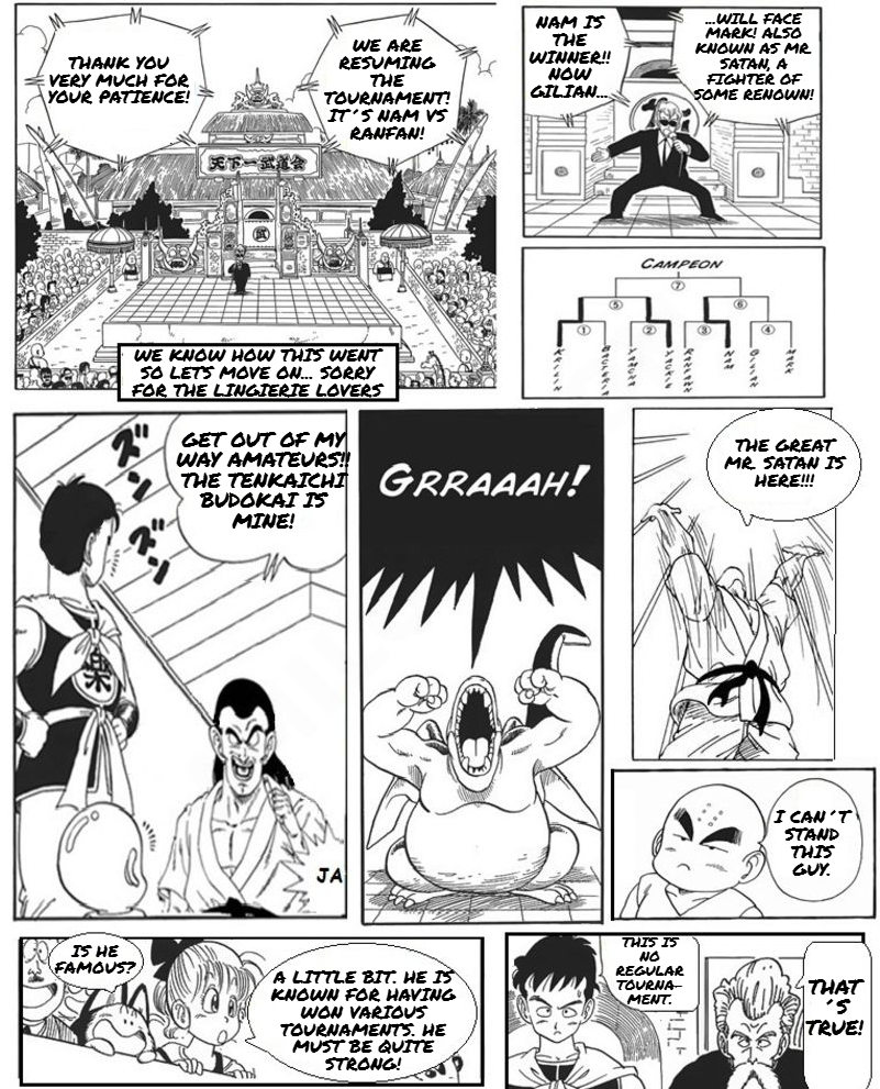 Dragon ball An Earth without Goku The warriors meet 第17页