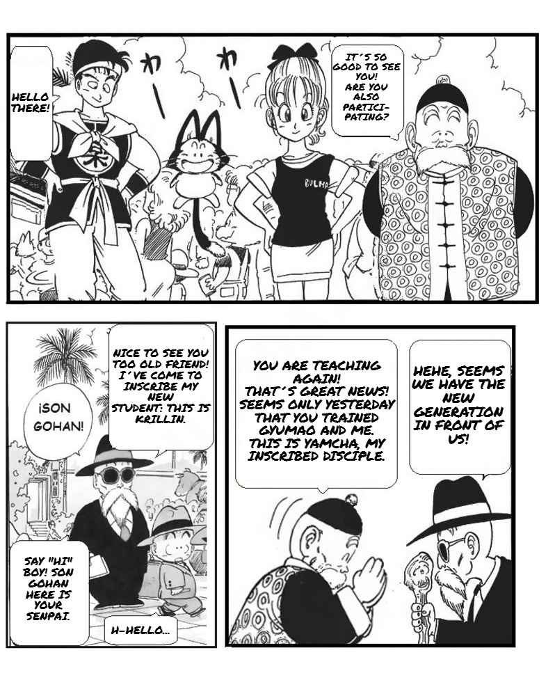 Dragon ball An Earth without Goku The warriors meet 第3页