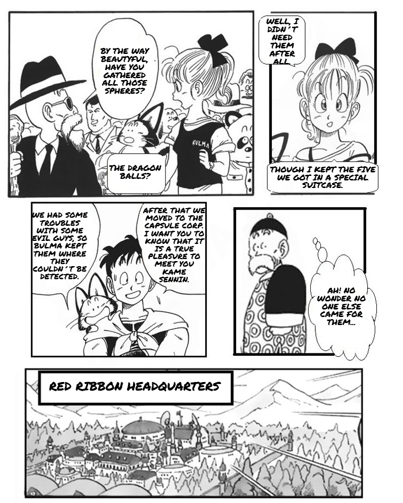 Dragon ball An Earth without Goku The warriors meet 第4页