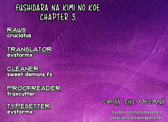 Fushidara na Kimi no Koe Vol. 1 Ch. 3 第1页