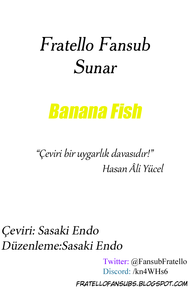Banana Fish Vol. 1 Ch. 3 第1页