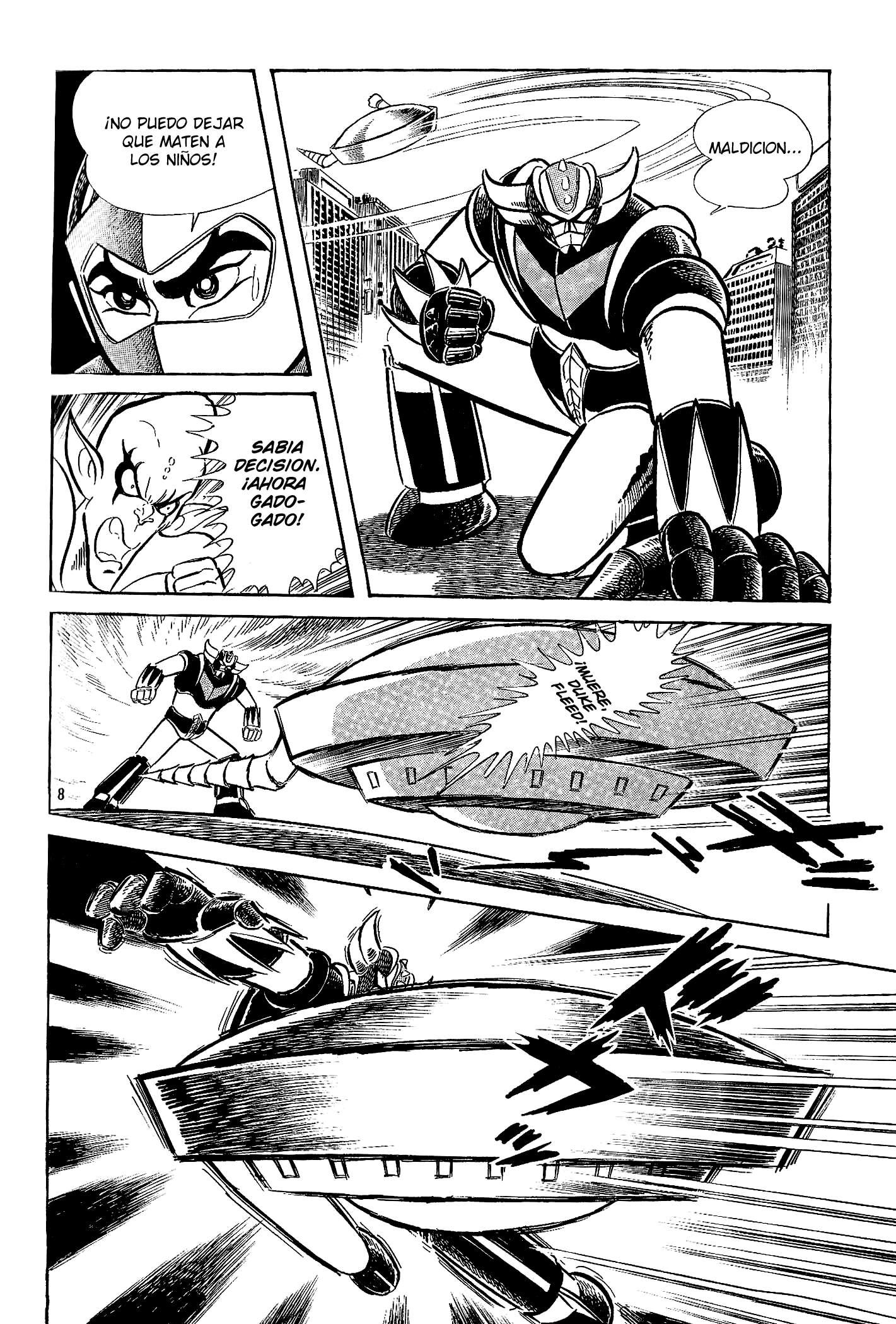 UFO Robo Grendizer (Okazaki Yuu) Vol. 1 Ch. 8 第9页