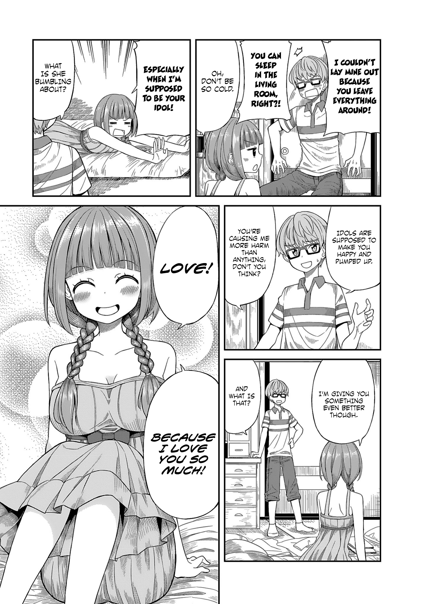 Hinomoto Sanshimai wa Kamatte Hoshii Young Sacchan's worries 第11页