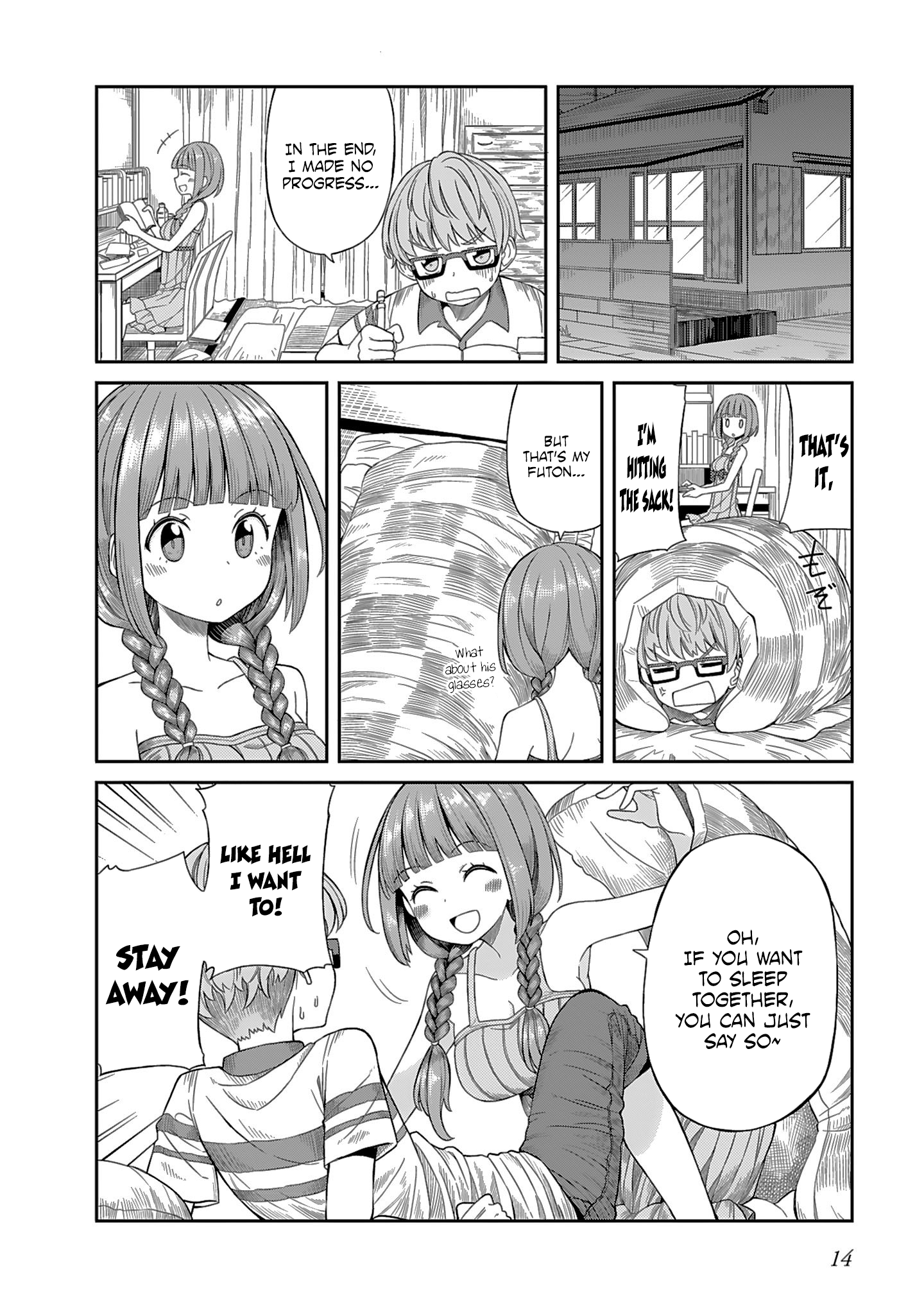 Hinomoto Sanshimai wa Kamatte Hoshii Young Sacchan's worries 第10页