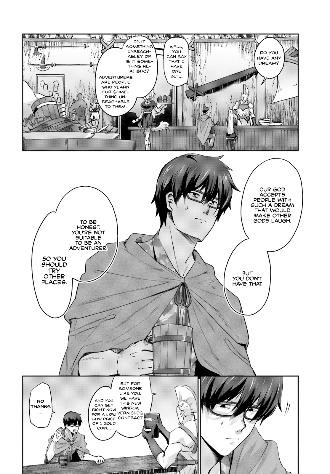 Ihoujin, Dungeon ni Moguru A foreigner can’t explore the dungeon. 第37页