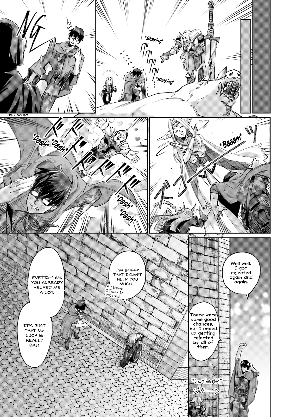 Ihoujin, Dungeon ni Moguru A foreigner can’t explore the dungeon. 第38页