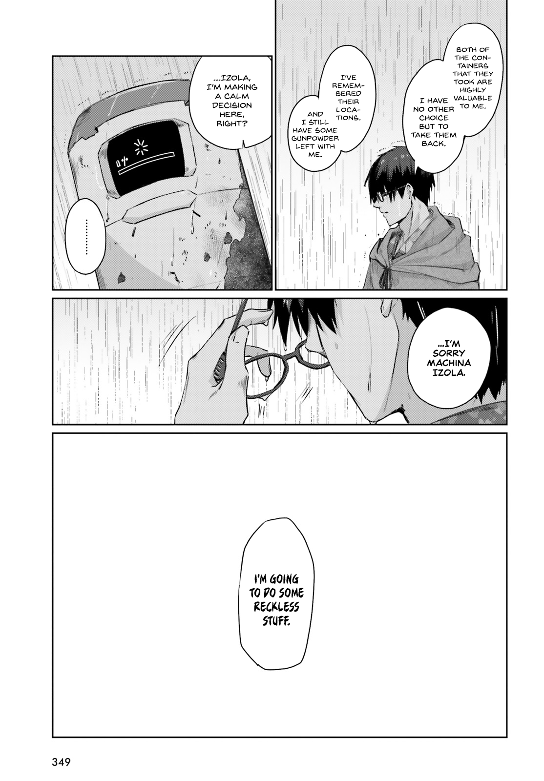 Ihoujin, Dungeon ni Moguru A foreigner can’t explore the dungeon. 第52页