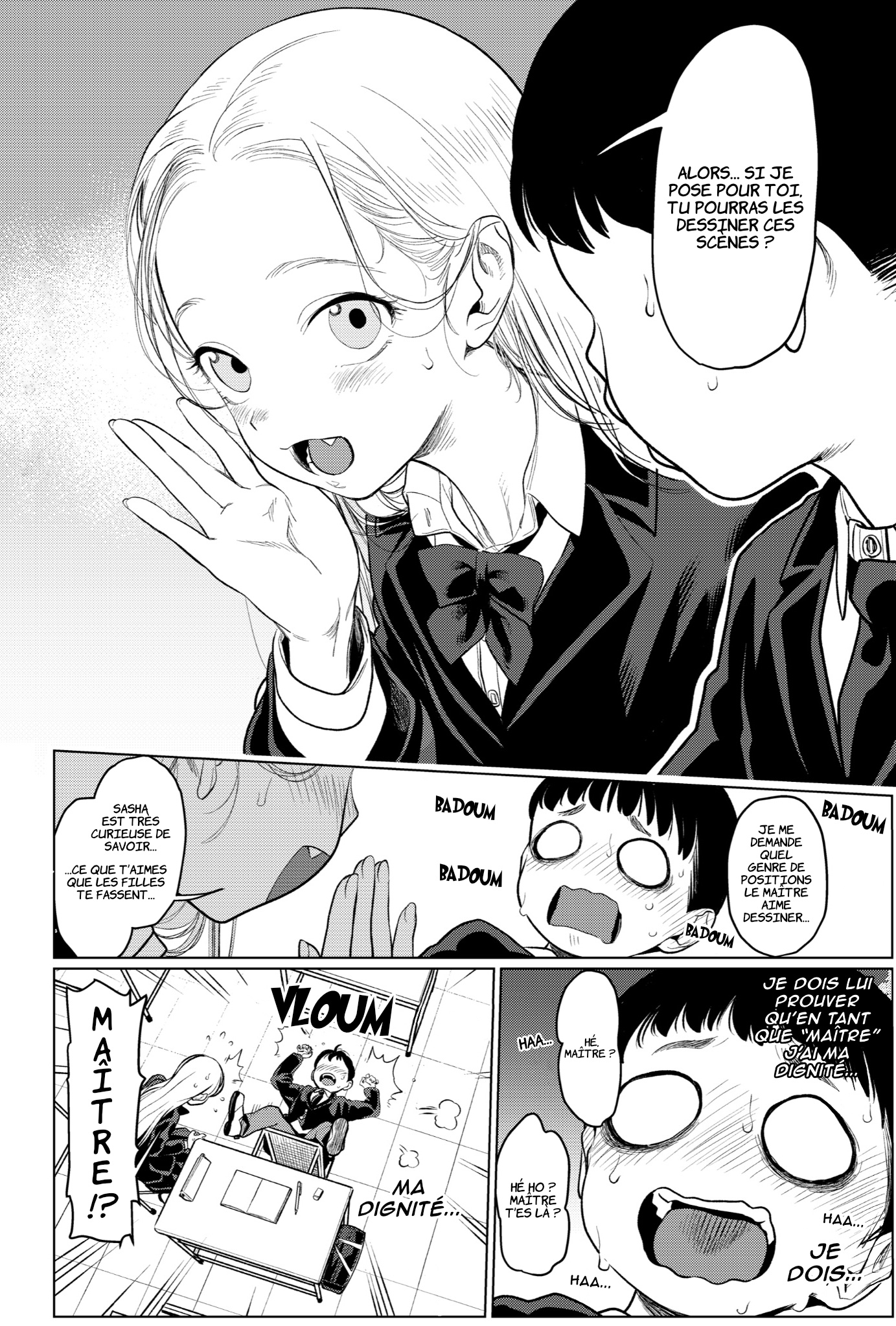 JC Sasha-chan to Classmate Otaku-kun (Redraw) Chapitre 3 第4页