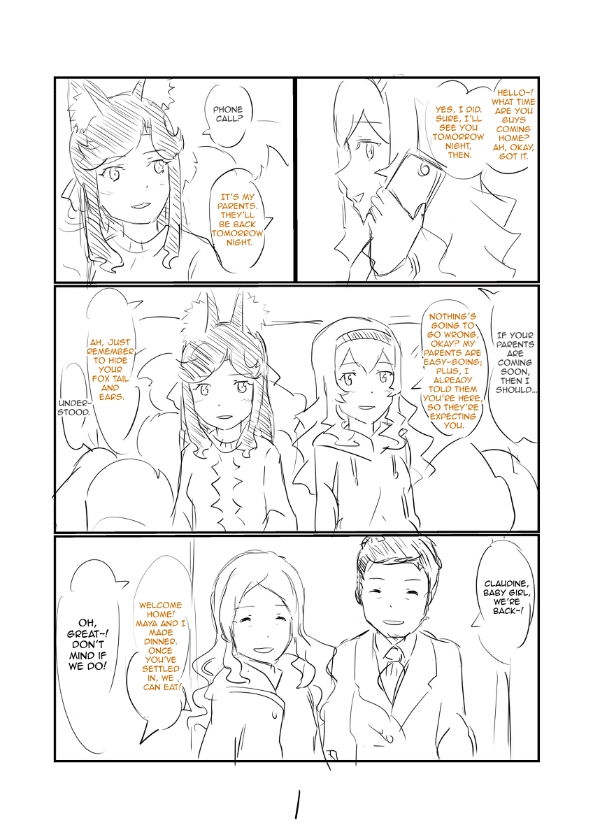 Fox Demon Maya and Human Claudine Ch. 5 第1页