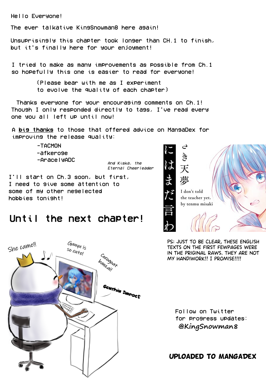 Sensei ni wa Mada Iwanai Vol. 1 Ch. 2 第27页