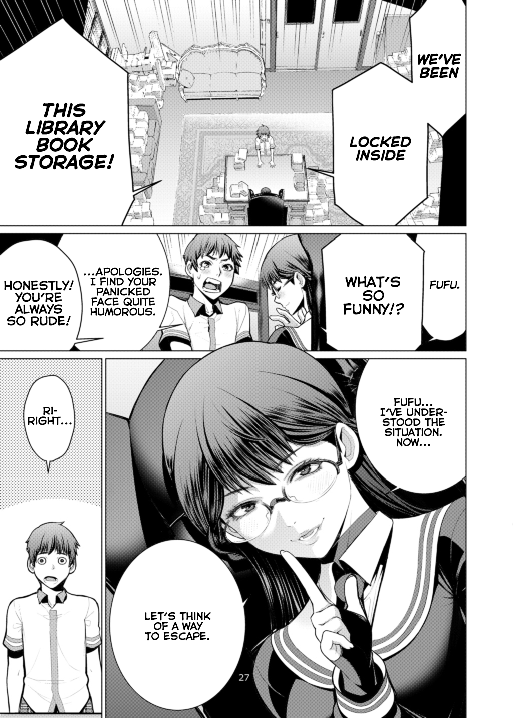 Rakugaki Gakugeikai 2017 Me, the Locked Room, and the Student Council President (Higashida Yuusuke) 第3页