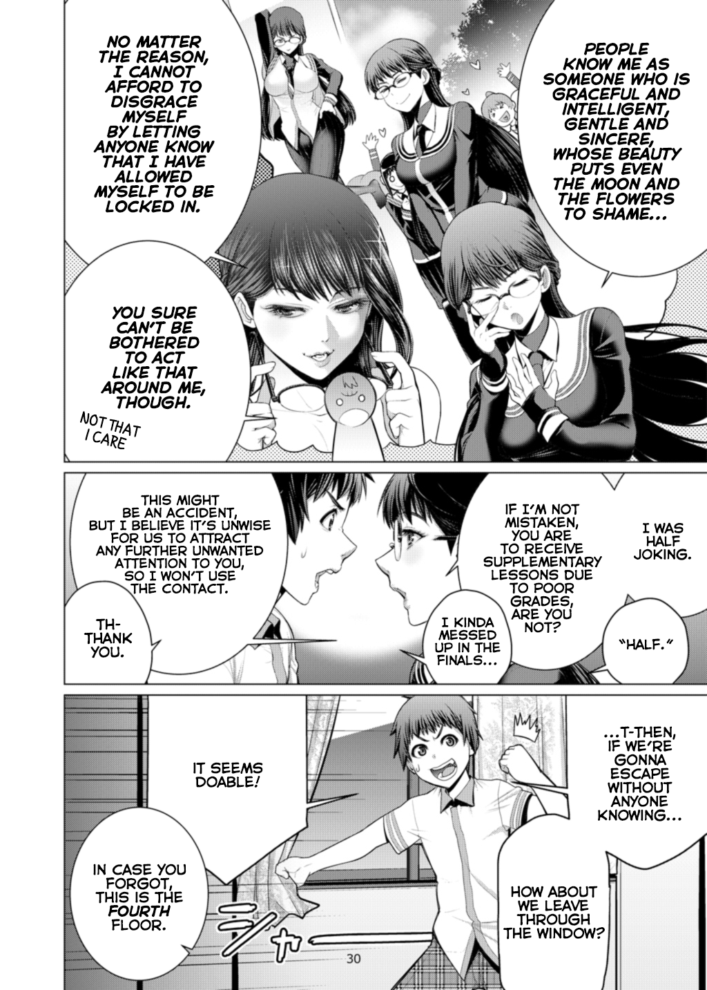 Rakugaki Gakugeikai 2017 Me, the Locked Room, and the Student Council President (Higashida Yuusuke) 第6页