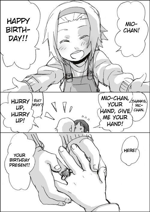 K-ON! - Mio's Birthday Present (Doujinshi) 第1页