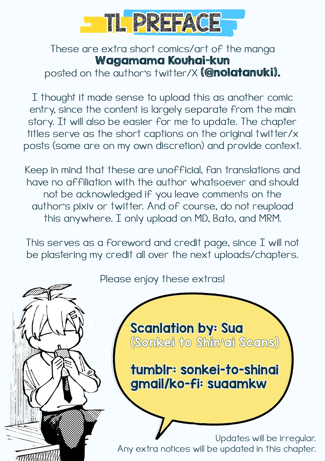 Wagamama Kouhai-kun - Twitter/X Extras 第1页