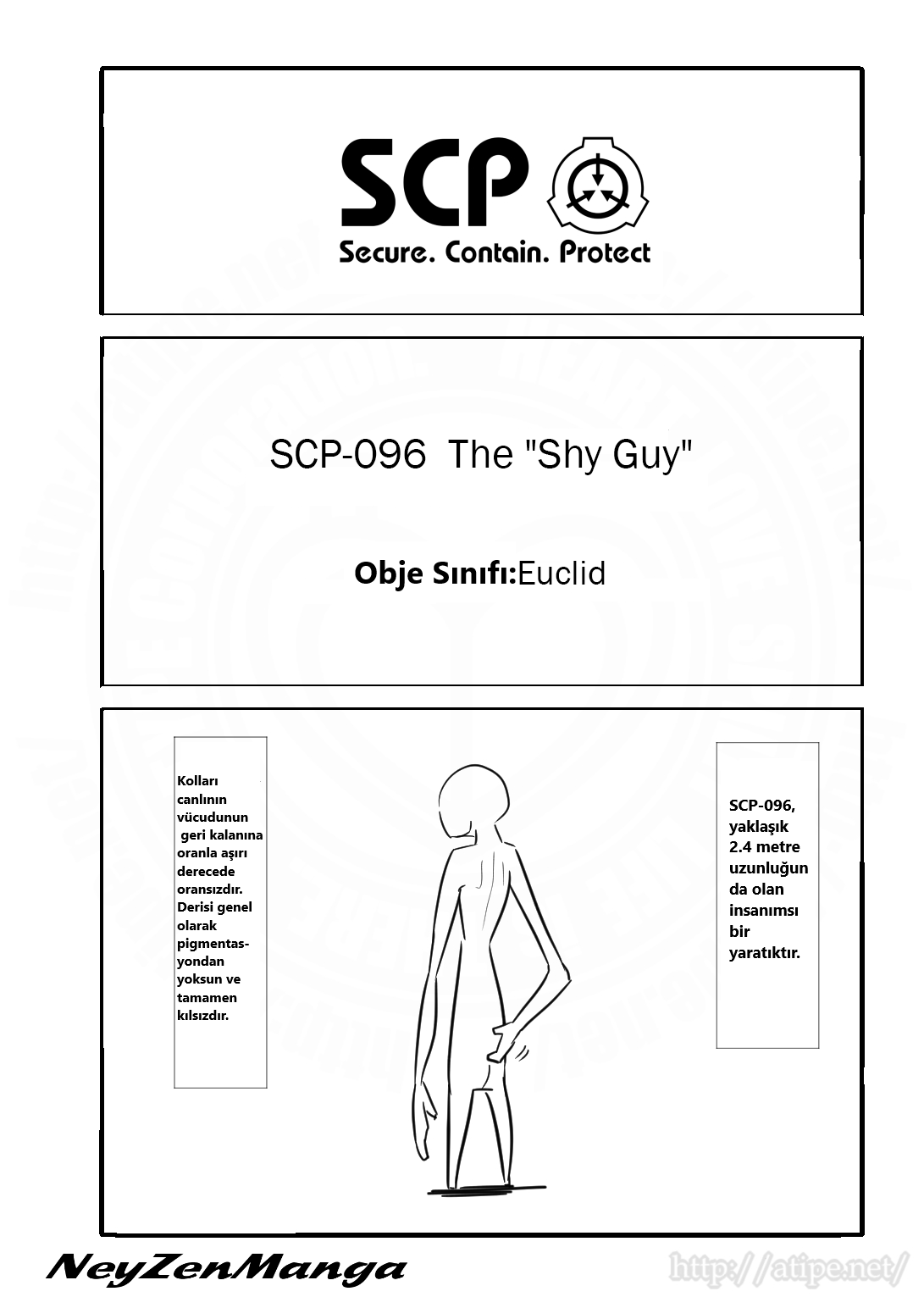 SCP o Zakkuri Shoukai SCP-096- Utangaç Adam 第1页