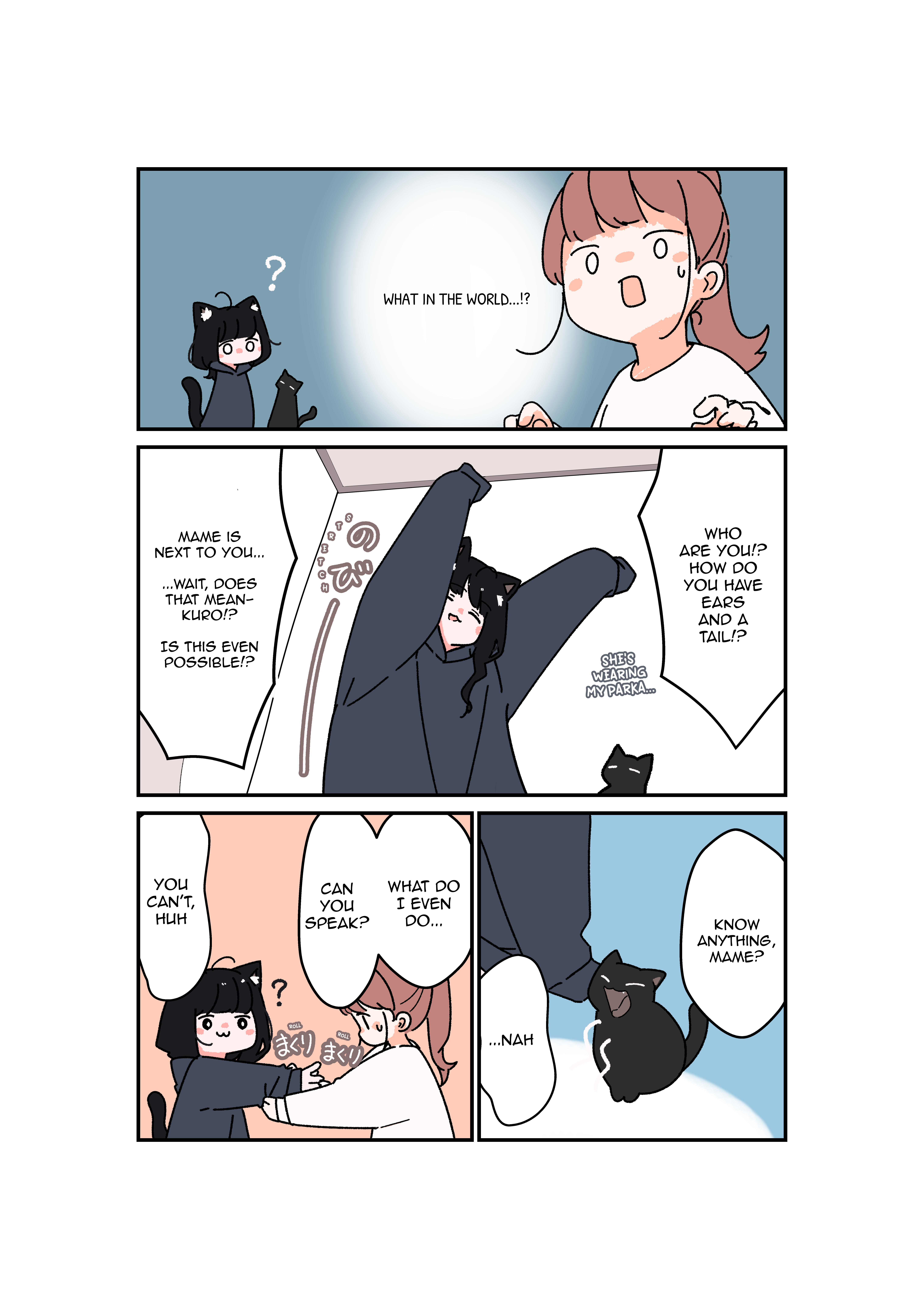 Uchi no Kuroneko, Onna no Ko My Black Cat Became a Girl 第3页