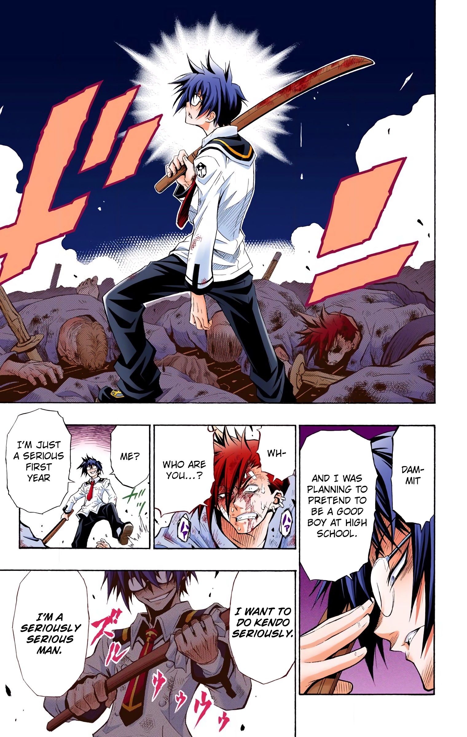 Medaka Box (Official Colored) I Call the Student Council to Action 第41页