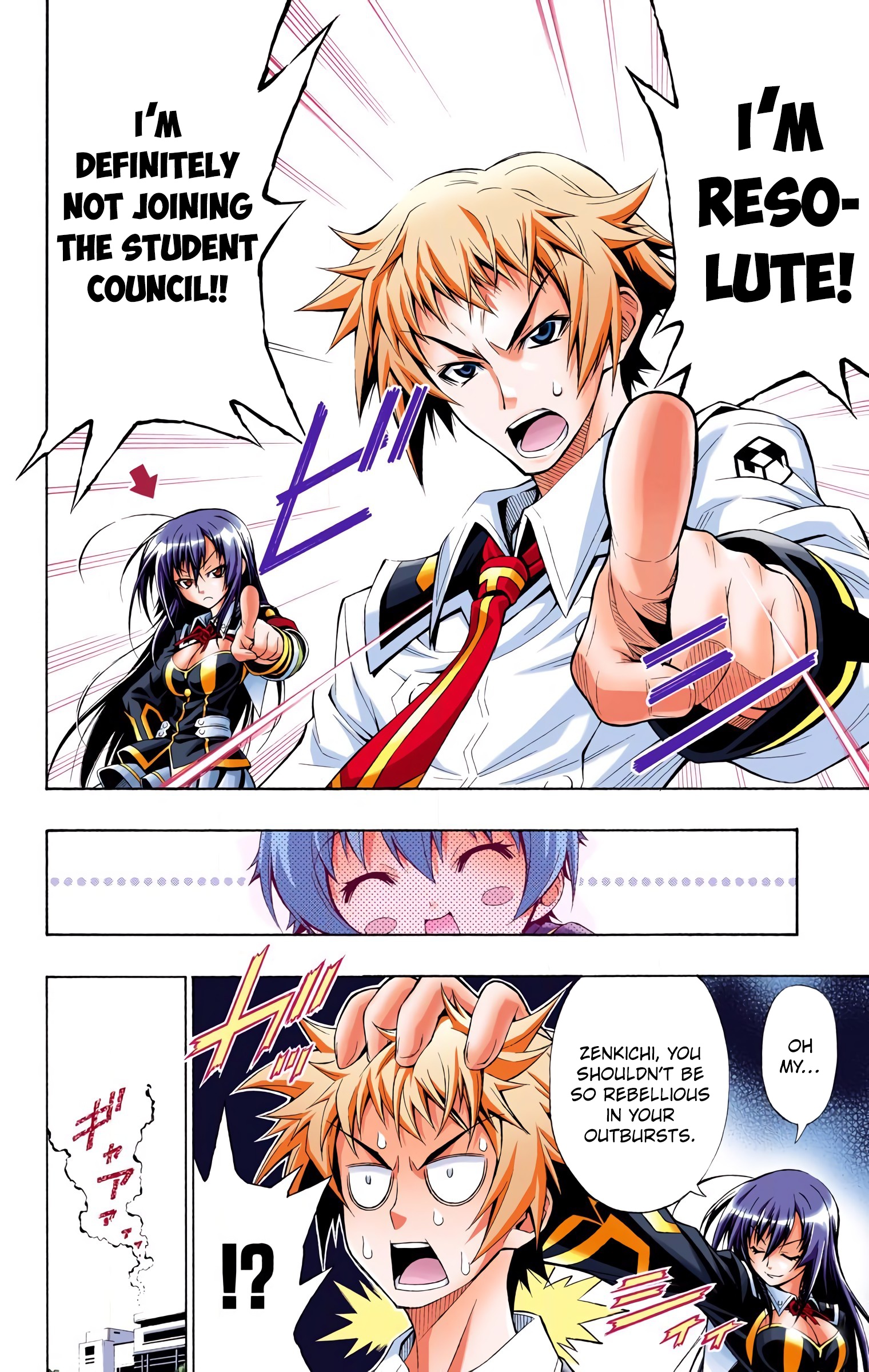 Medaka Box (Official Colored) I Call the Student Council to Action 第9页