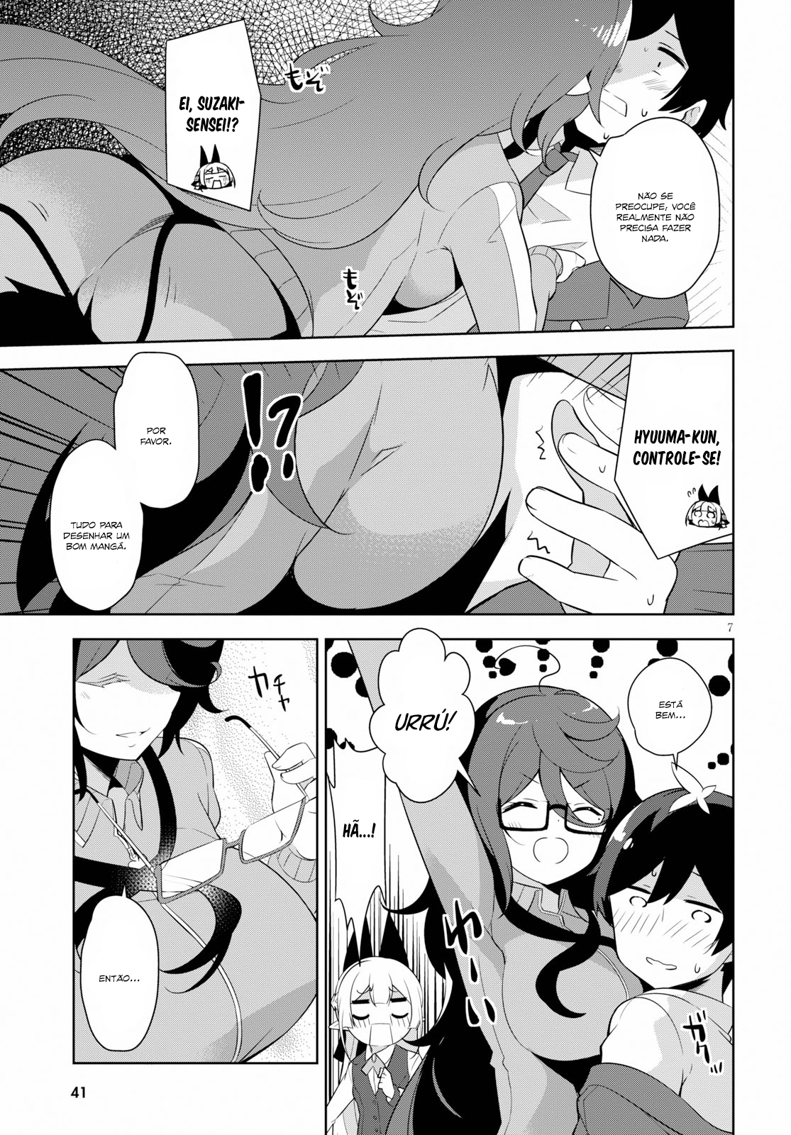 Isekai Shuppun no Henshuu-san Uma Succubus passando por uma crise criativa. 第7页