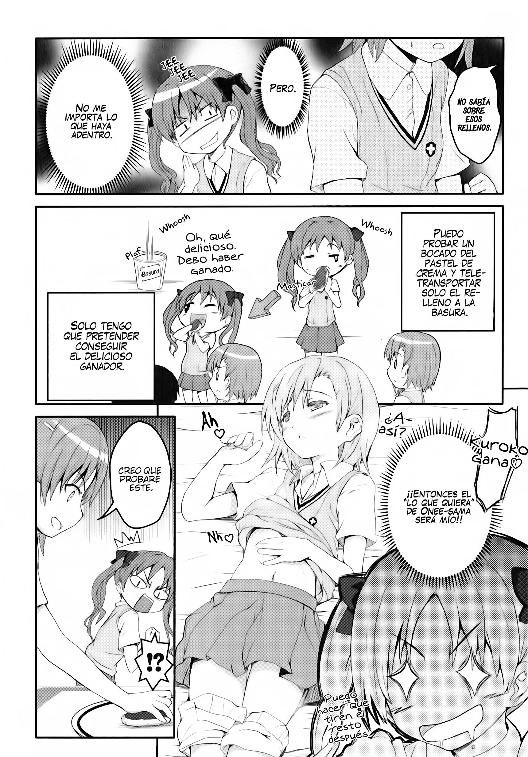 Koushiki Comic Anthology - Toaru Kagaku no Railgun featuring Toaru Majutsu no Index Una Cierta Hora del Té en la 177ma División 第4页