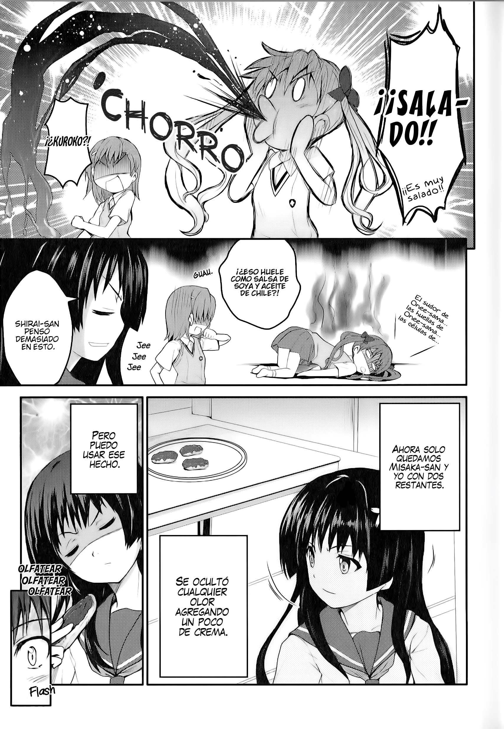 Koushiki Comic Anthology - Toaru Kagaku no Railgun featuring Toaru Majutsu no Index Una Cierta Hora del Té en la 177ma División 第7页