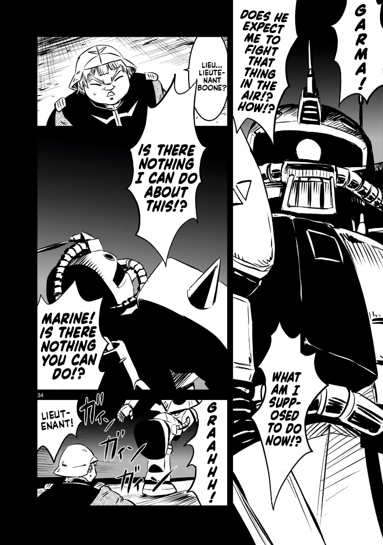 Mobile Suit Gundam: The battle tales of Flanagan Boone The White Devil 第33页