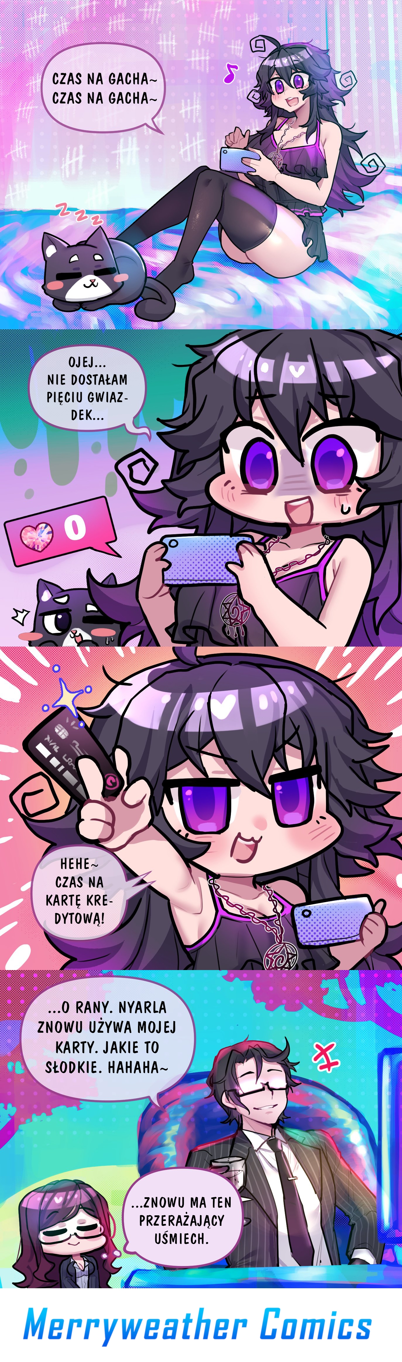 Nyarla's Comfy Life Nyarla gra w gry Gacha! 第2页