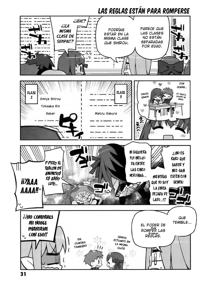 Type-Moon Gakuen - Chibi Chuki! Protejan la paz en la escuela 第10页