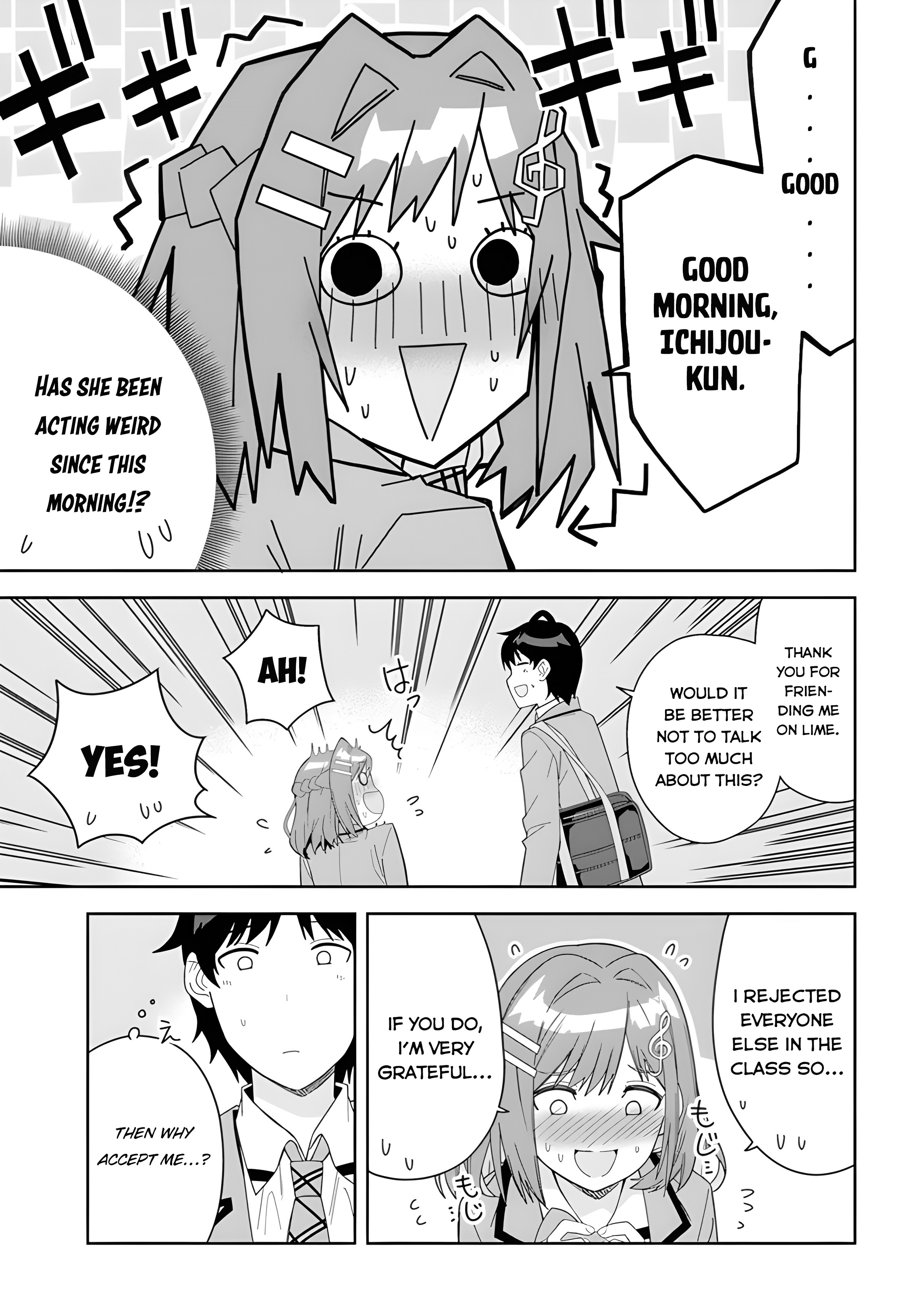 Classmate no Moto Idol ga, Tonikaku Kyodou Fushin nandesu. Special fingers 第19页