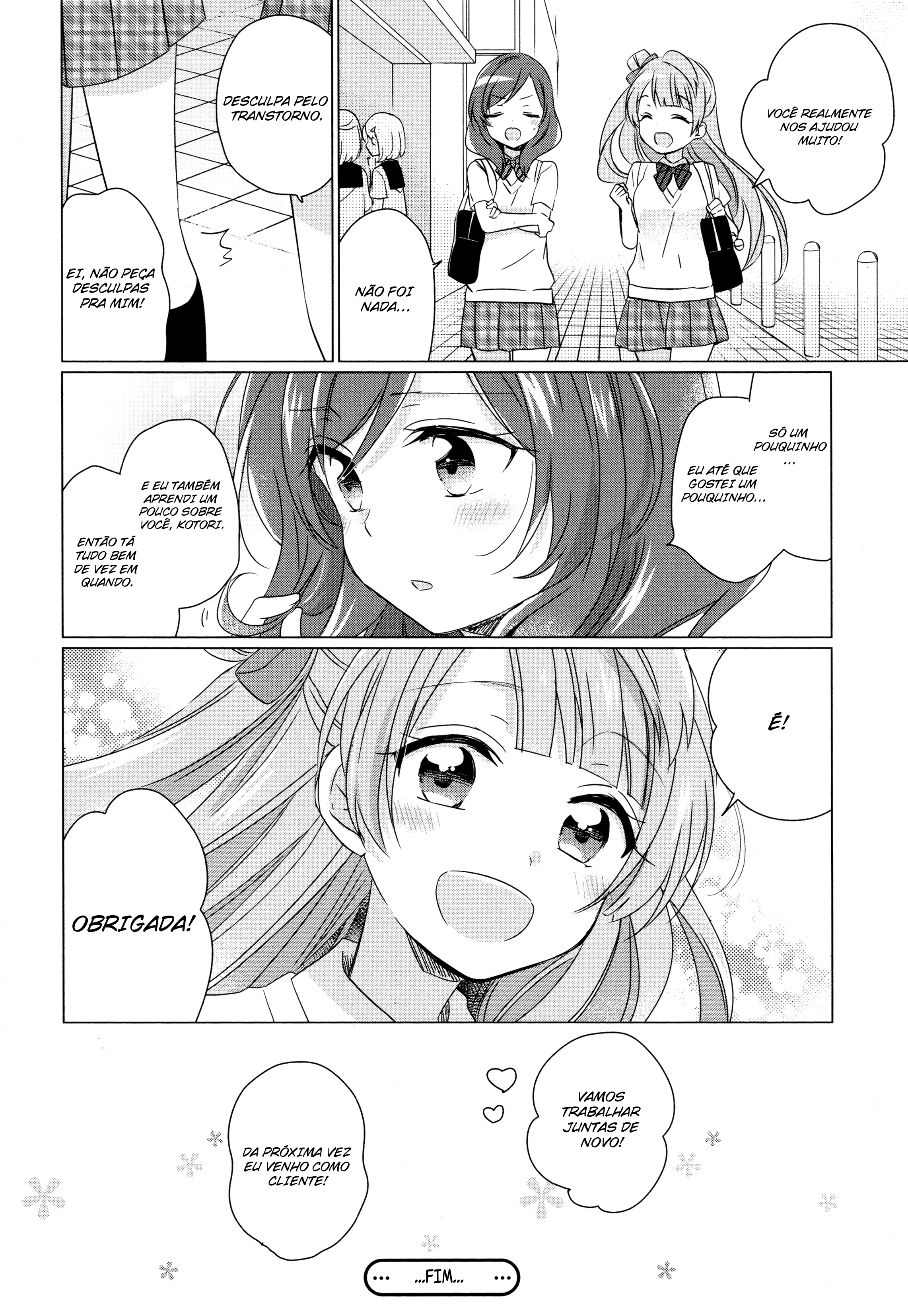 Love Live! Comic Anthology µ's Sweet Memories Minalinsky e a experiência da empregada doméstica de um dia 第13页