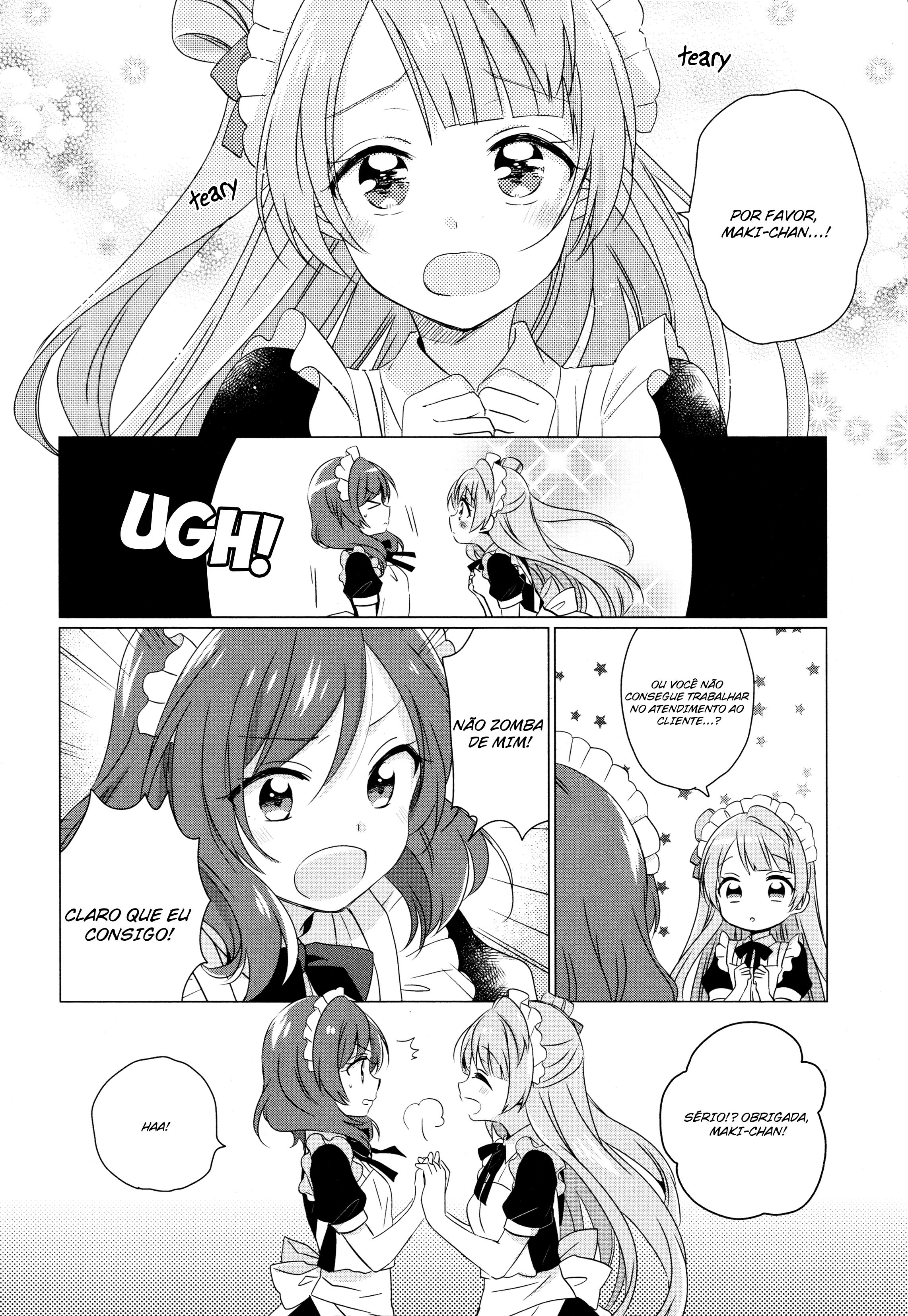 Love Live! Comic Anthology µ's Sweet Memories Minalinsky e a experiência da empregada doméstica de um dia 第5页
