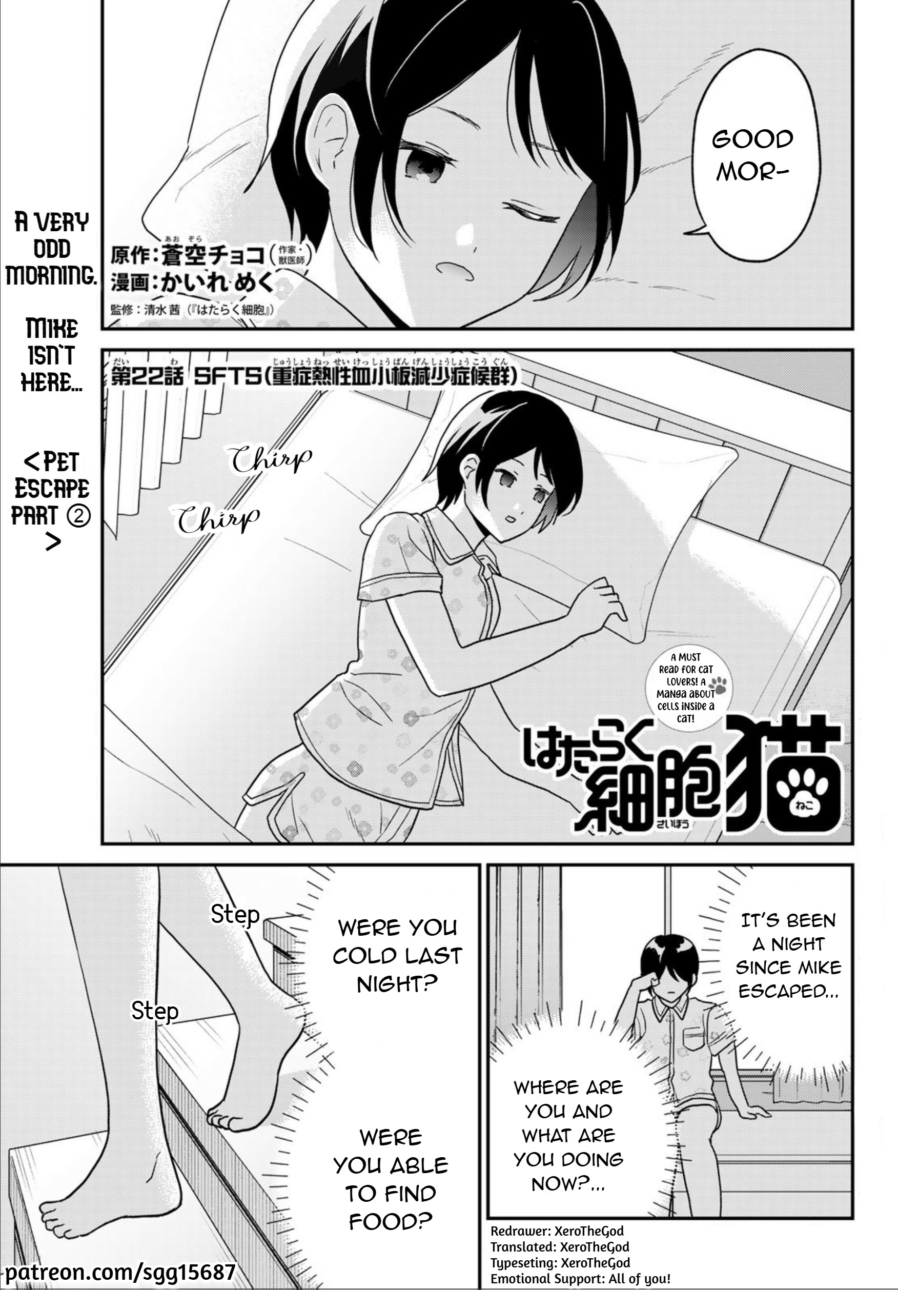Hataraku Saibou Neko Severe Febrile Thrombocytopenia Syndrome 第1页