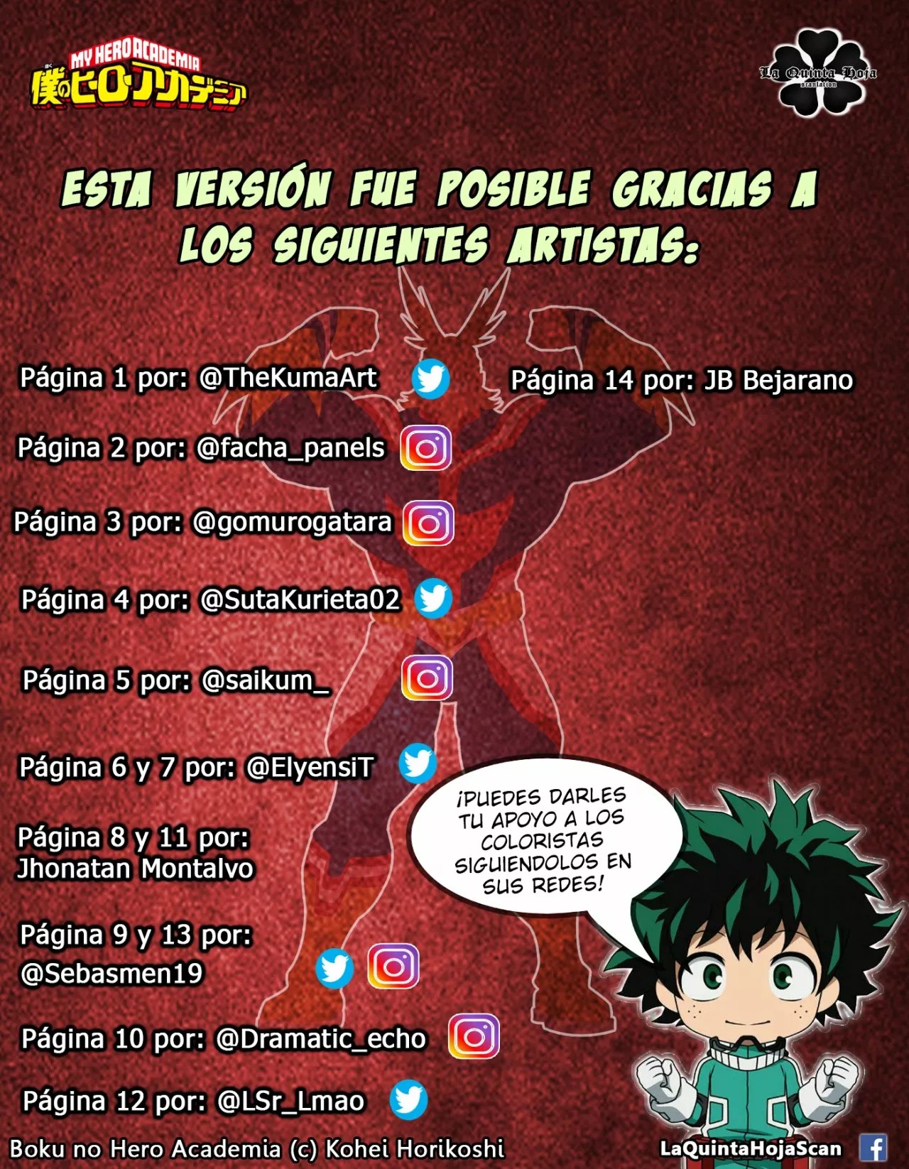 Boku no Hero Academia (Fan Colored) Vol. 33 Ch. 328 第2页