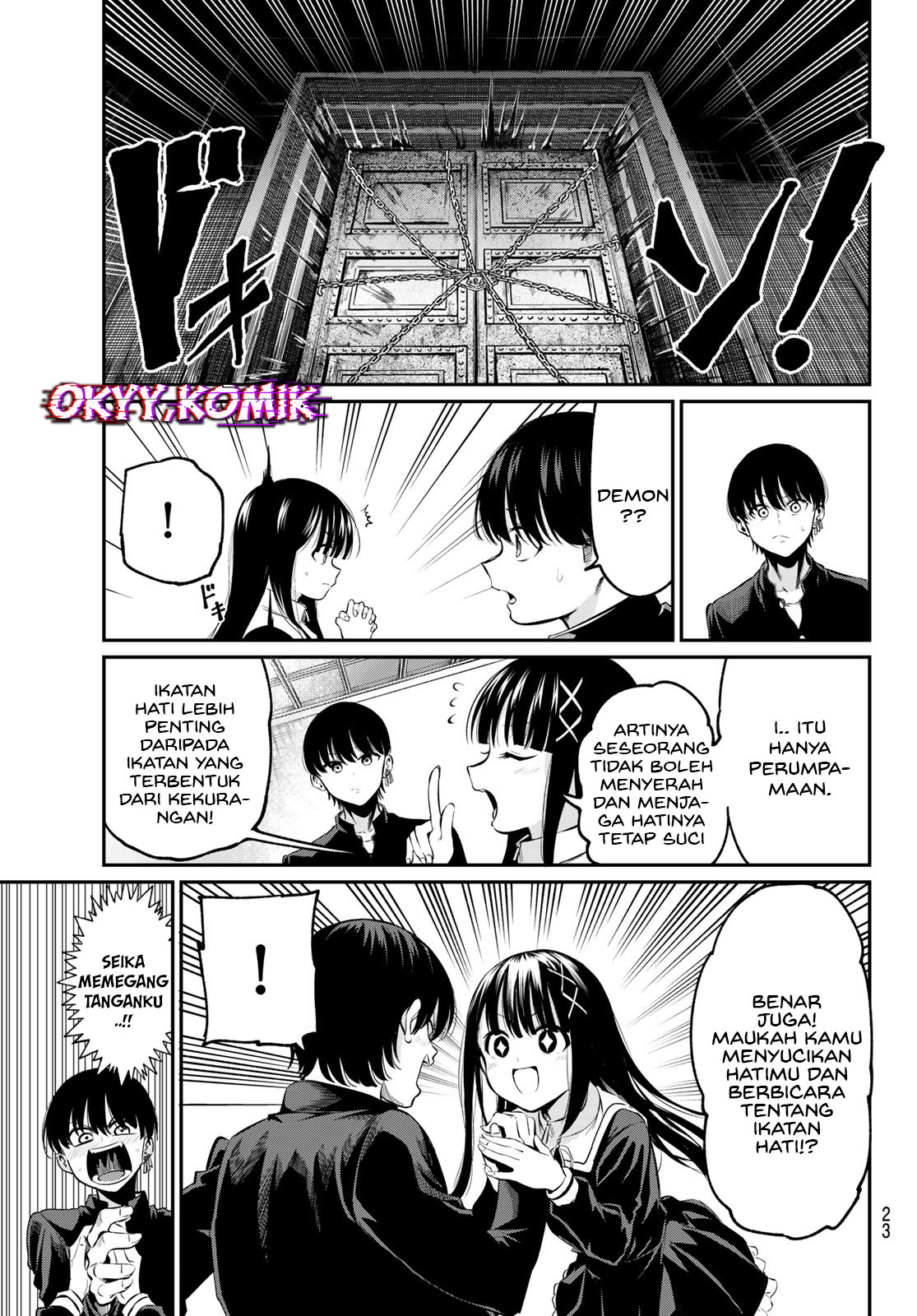 Irozuku Monochrome Demon Penuh Nafsu Dan Gadis Suci 第13页