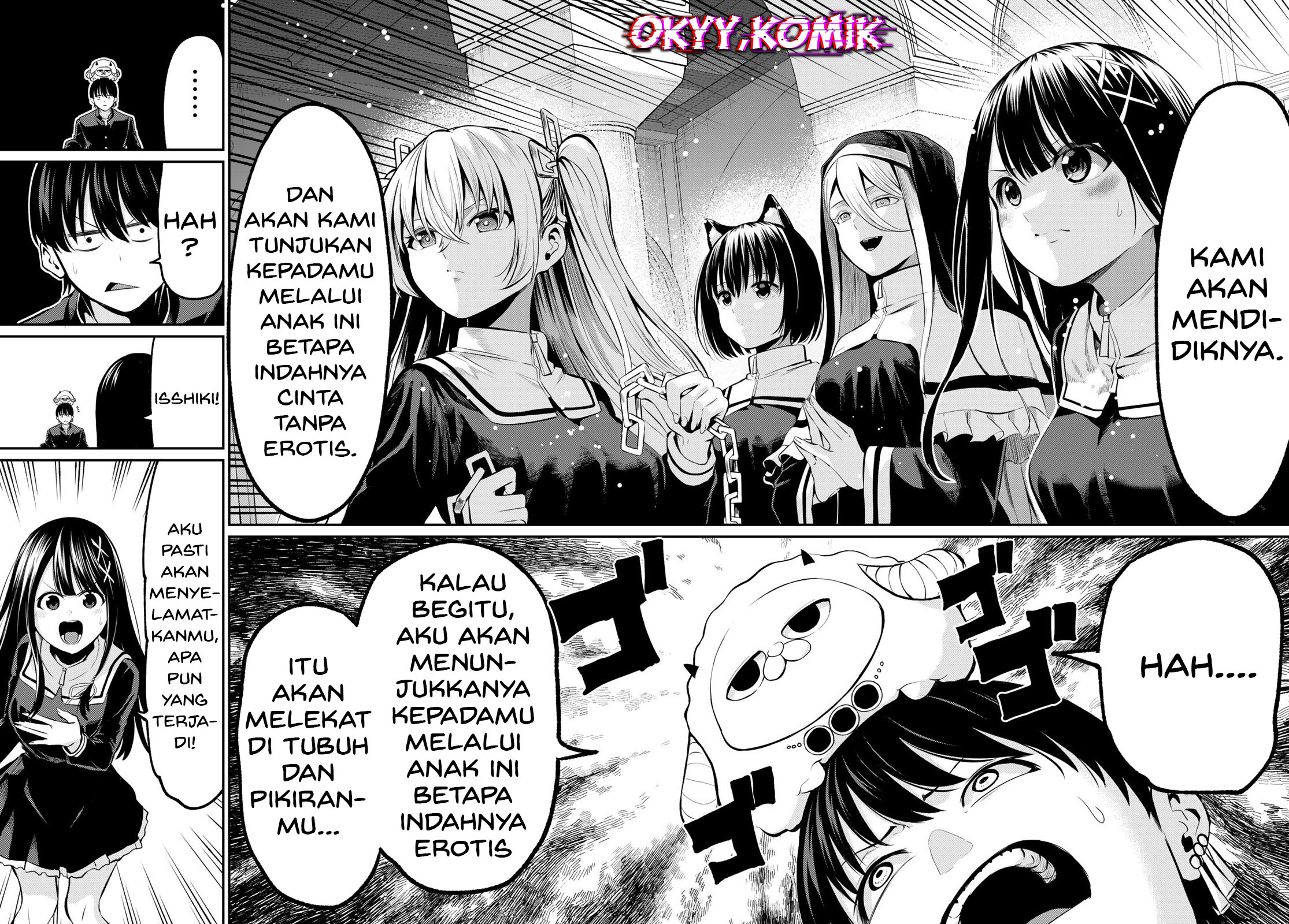 Irozuku Monochrome Demon Penuh Nafsu Dan Gadis Suci 第61页