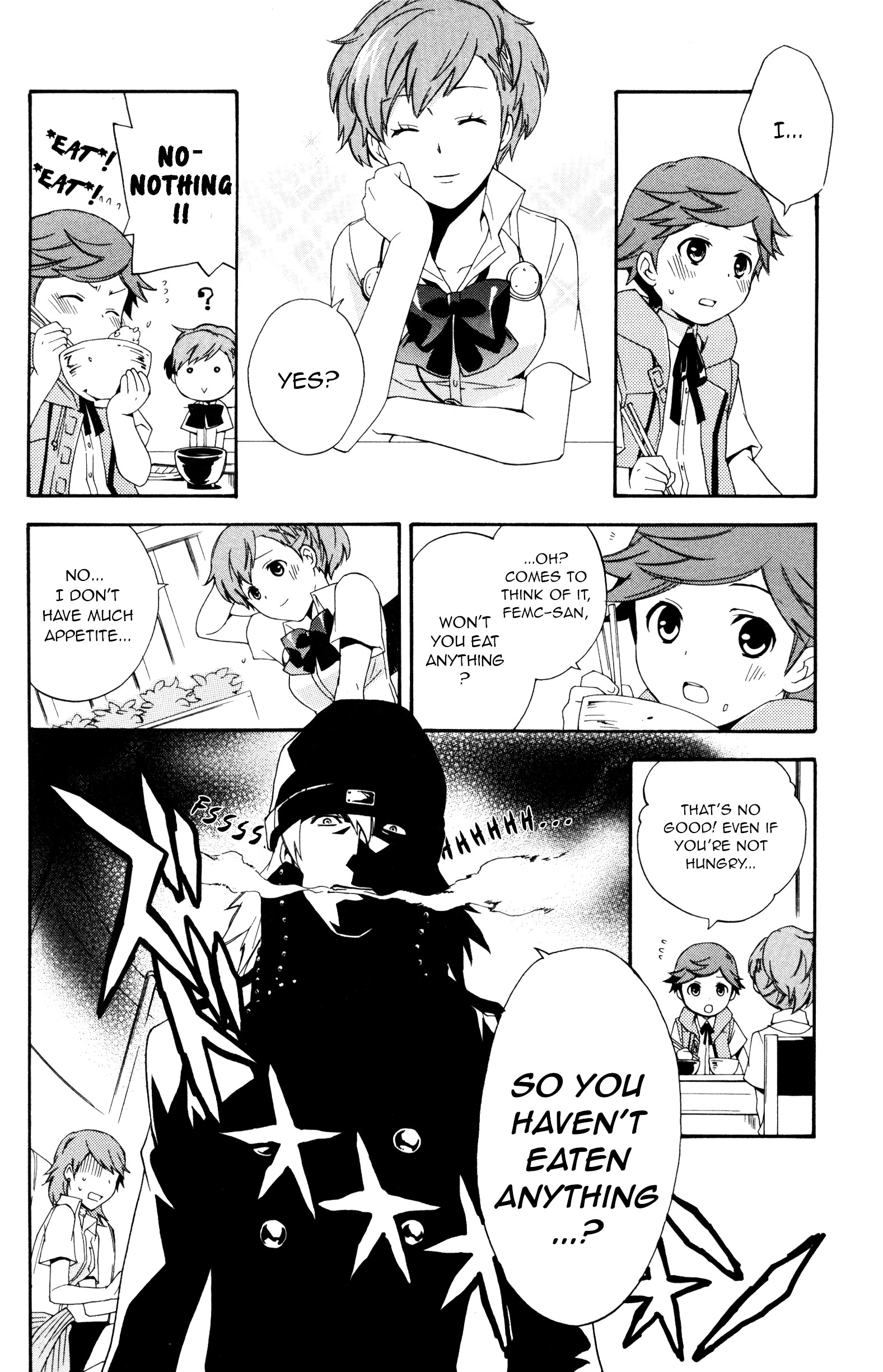 Persona 3 Portable Comic Anthology (Hinotama) Searching for someone to love! (Artist: Hayase Reku) 第12页