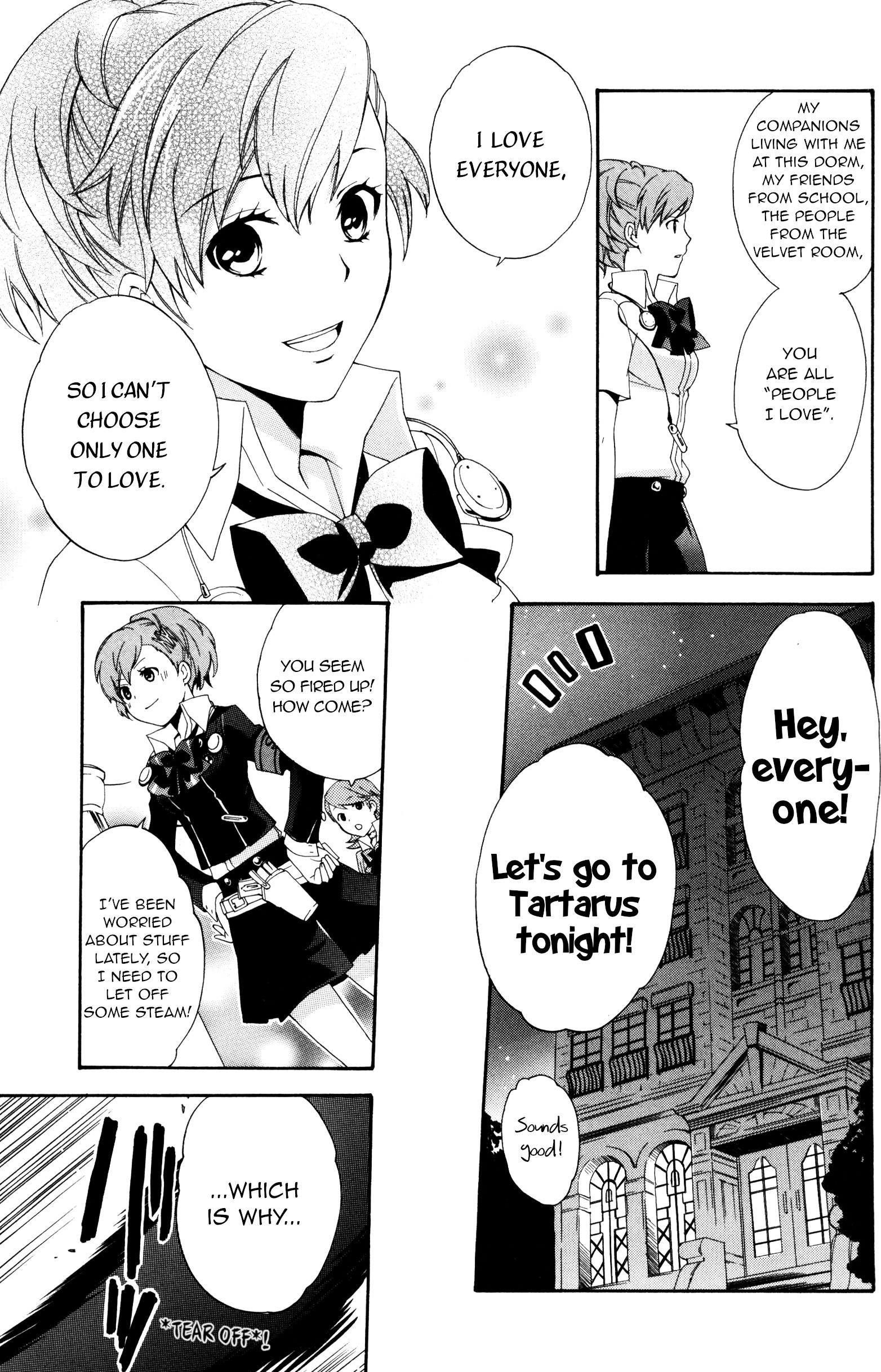 Persona 3 Portable Comic Anthology (Hinotama) Searching for someone to love! (Artist: Hayase Reku) 第15页