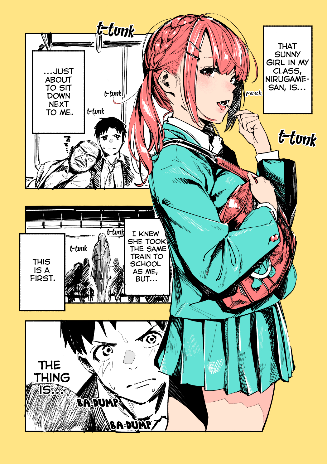 Kyojiri no Nirugame-chan to Usami-kun A Story of a Girl With a Huge Ass Failing to Sit Down 第1页