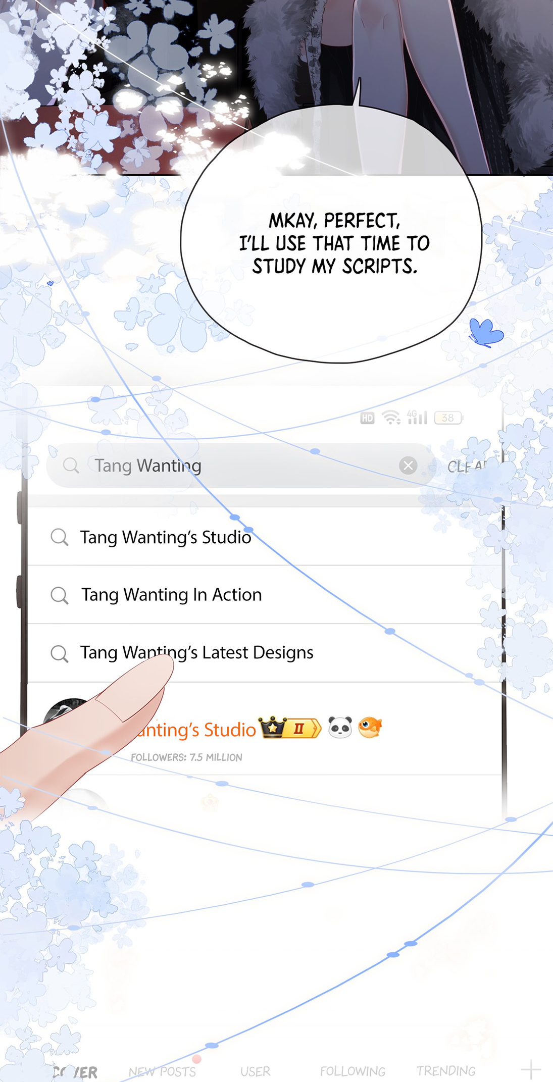The Gale Kisses the Moonlight Finger Slipped and Liked a Post 第15页
