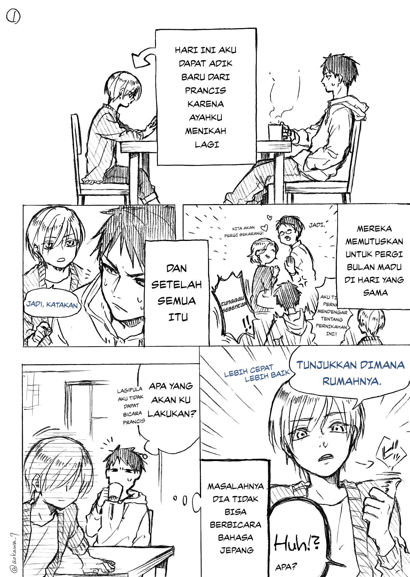Josou Cosplayer ni Otouto ga Dekiru Manga Part 1 第1页