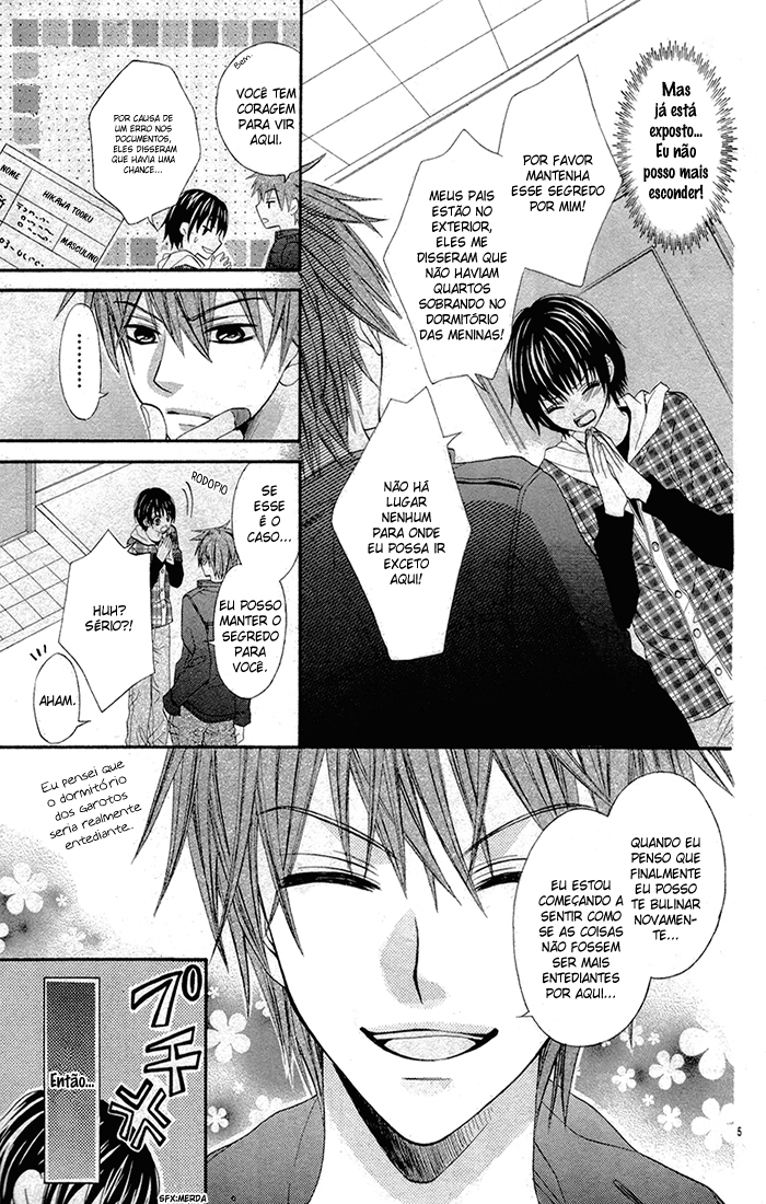 Danshi Ryou de Himitsu no Kiss Oneshot 第5页