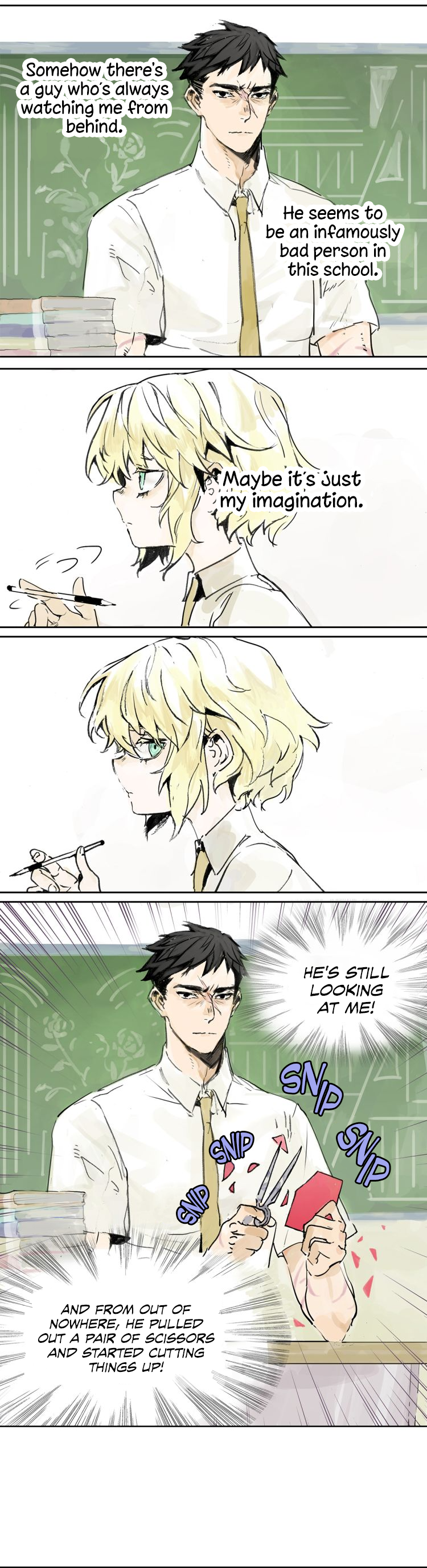 My Classmates Are All Very Strange Are You a Stalker?! 第4页