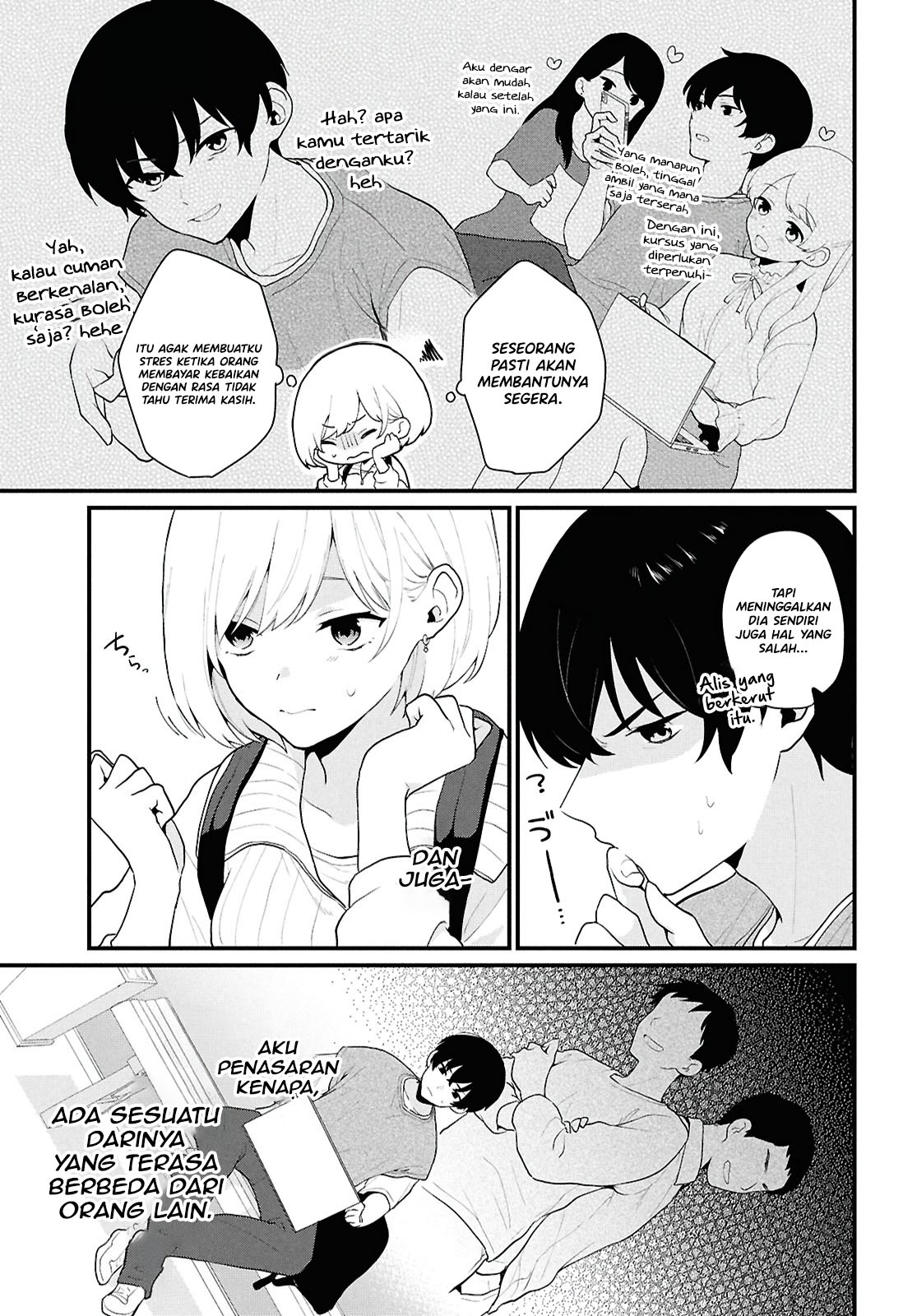Danjo-hi 1:5 no Sekai demo Futsuu ni Ikirareru to Omotta? ~Gekiomoi Kanjou na Kanojo-tachi ga Mujikaku Danshi ni Honrou Saretara~ Ketika Perasaan Cinta Gadis Dipermainkan Oleh Pria Polos 第21页
