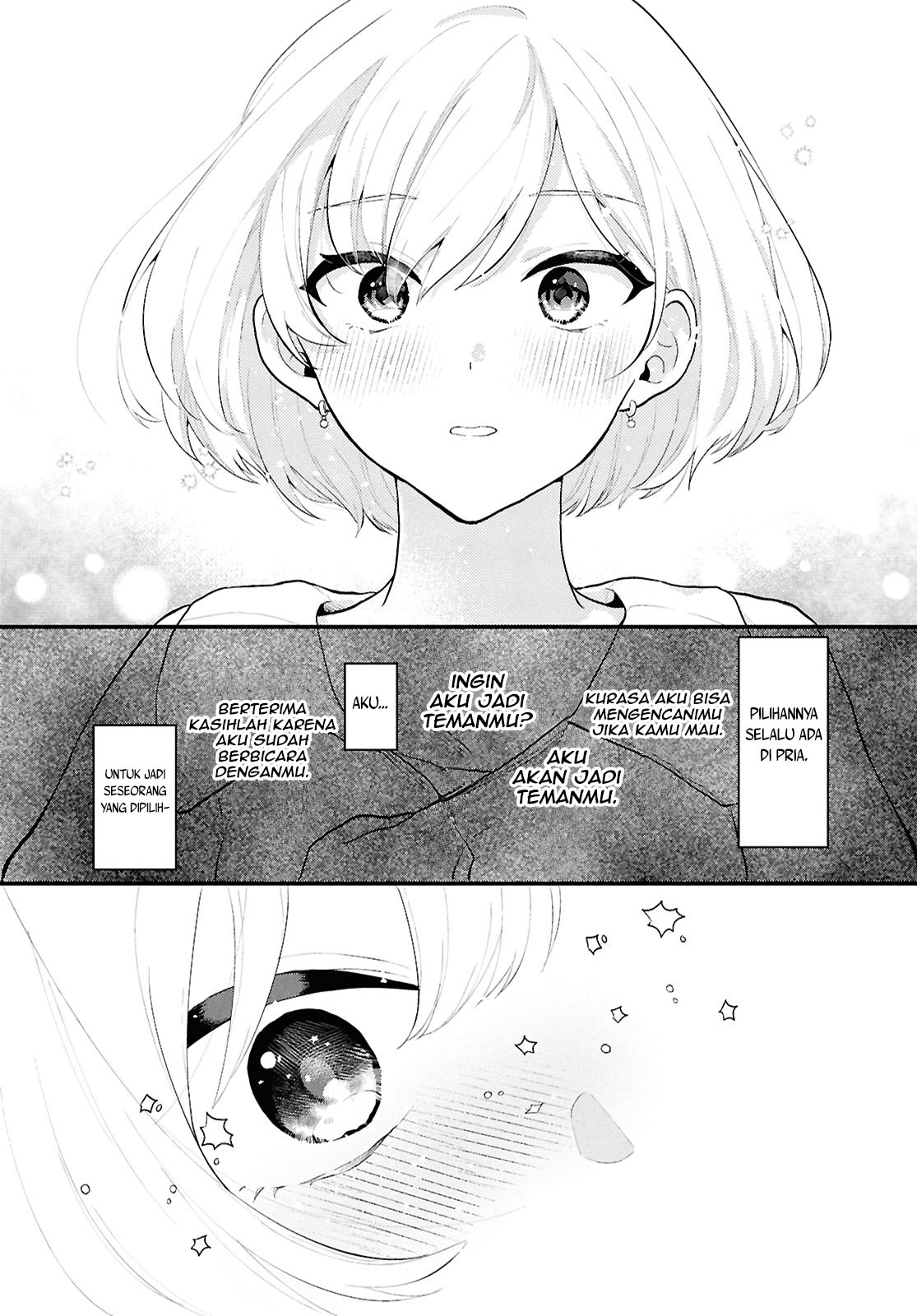 Danjo-hi 1:5 no Sekai demo Futsuu ni Ikirareru to Omotta? ~Gekiomoi Kanjou na Kanojo-tachi ga Mujikaku Danshi ni Honrou Saretara~ Ketika Perasaan Cinta Gadis Dipermainkan Oleh Pria Polos 第35页