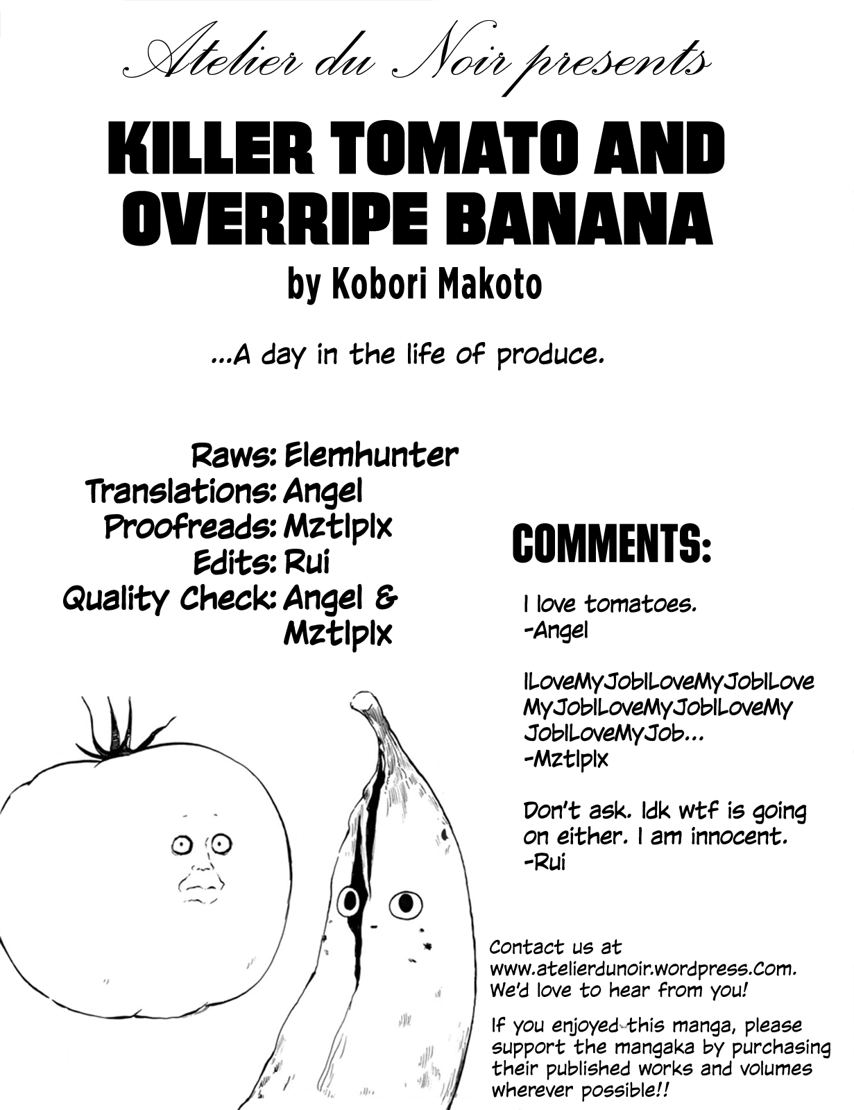 Killer Tomato and Overripe Banana 第1页