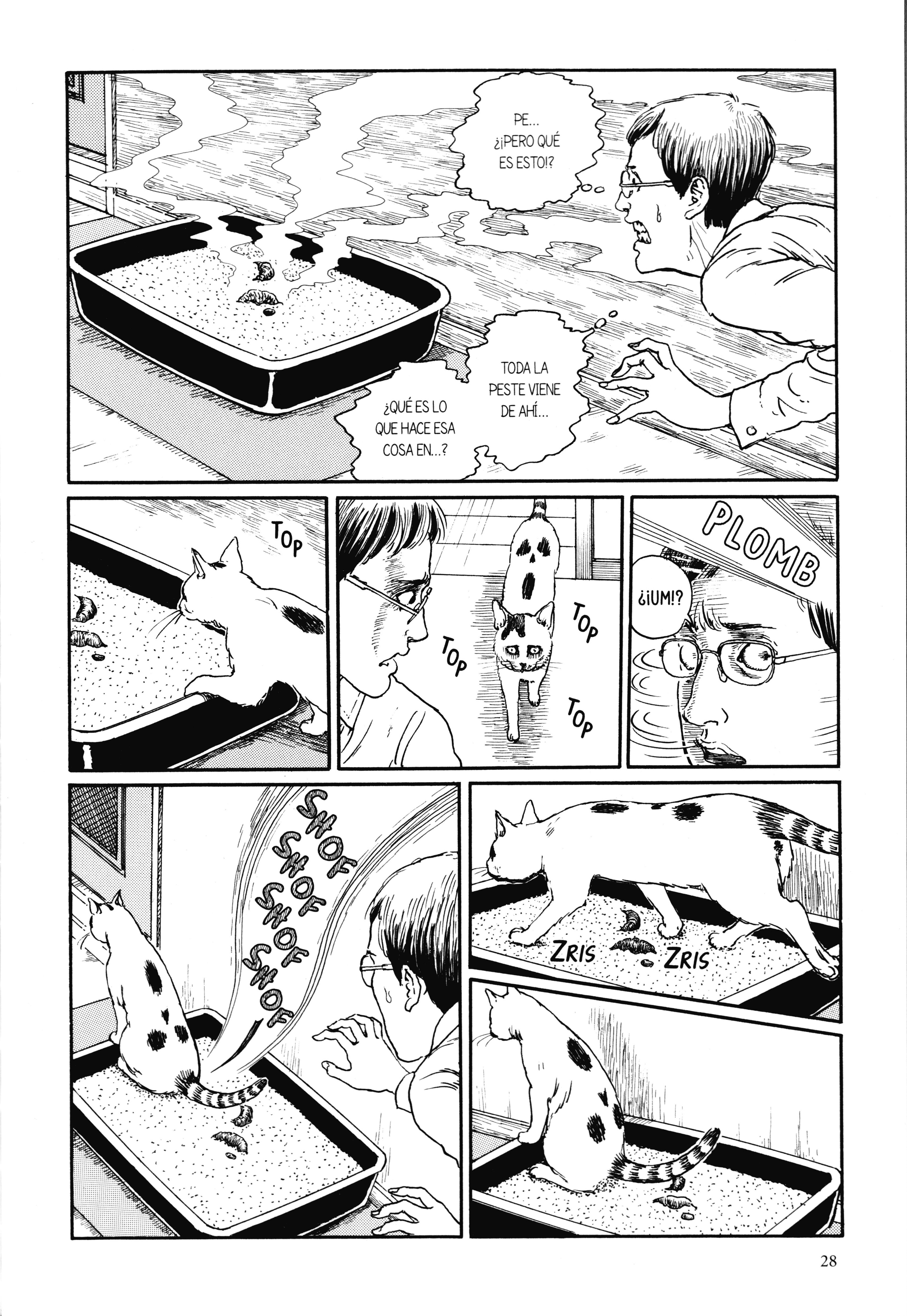Junji Ito's Cat Diary: Yon & Mu ¡¡Lucha feroz!! Jugando con gatos 第2页