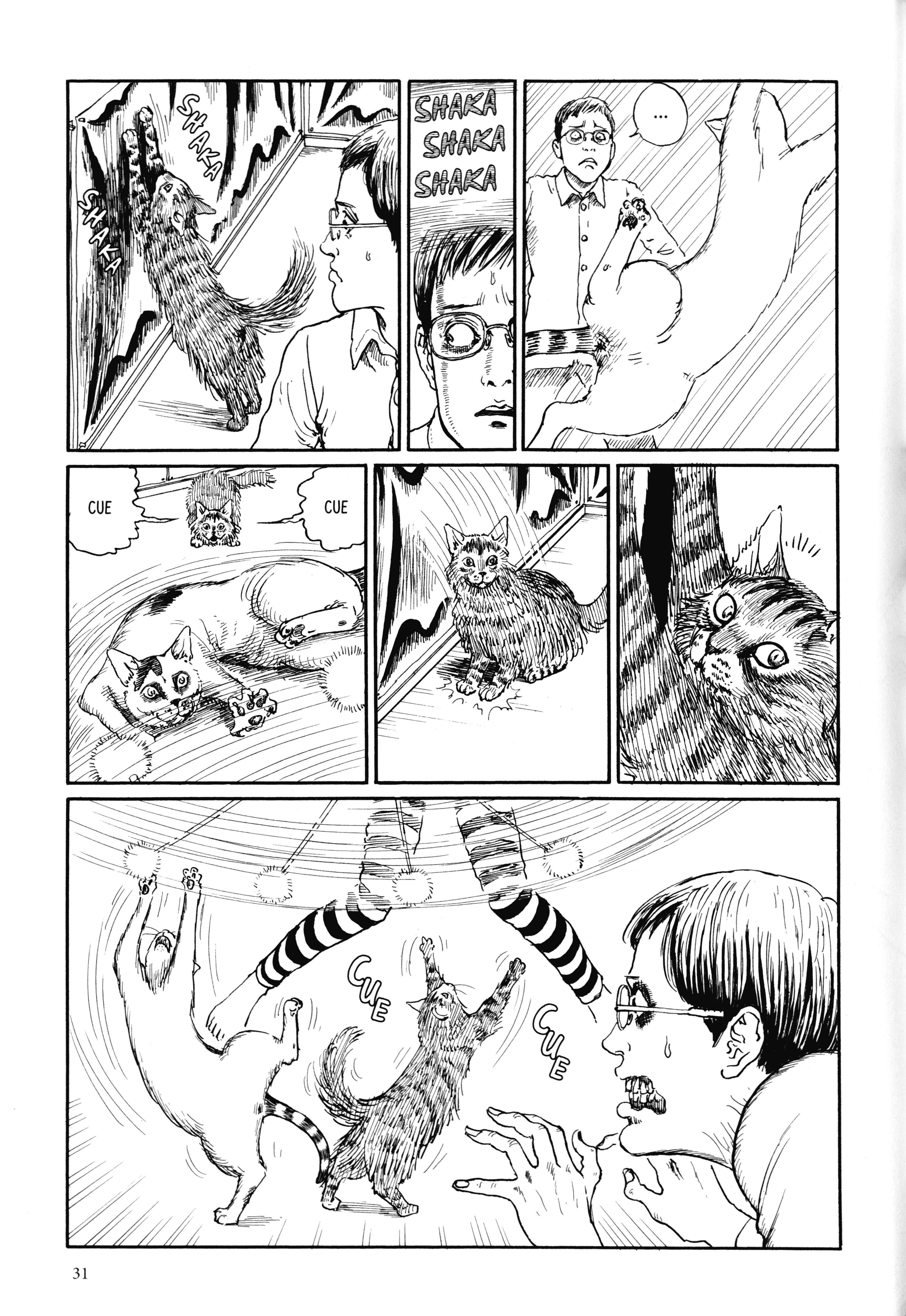 Junji Ito's Cat Diary: Yon & Mu ¡¡Lucha feroz!! Jugando con gatos 第5页